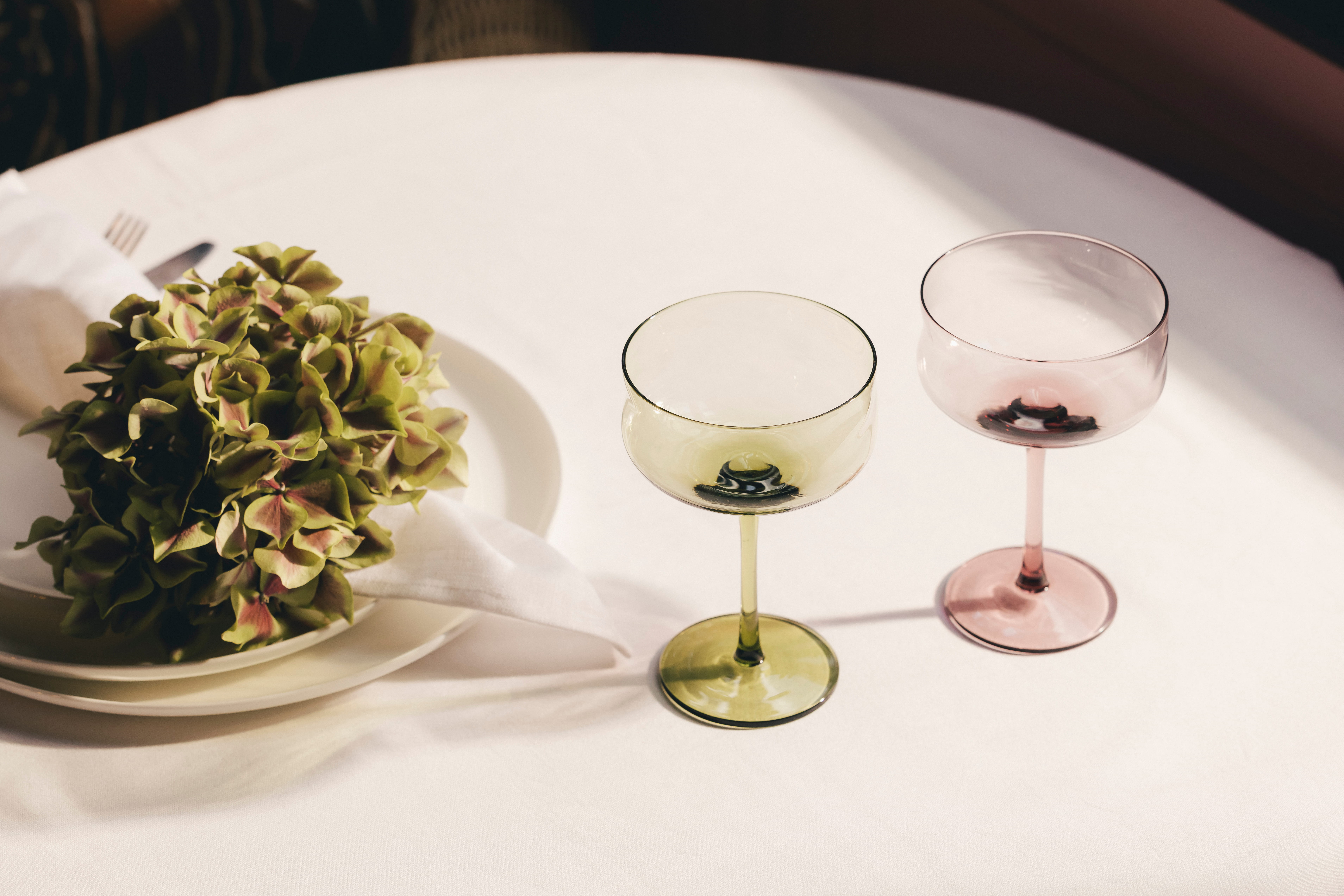 Coupe Glas - Swirl