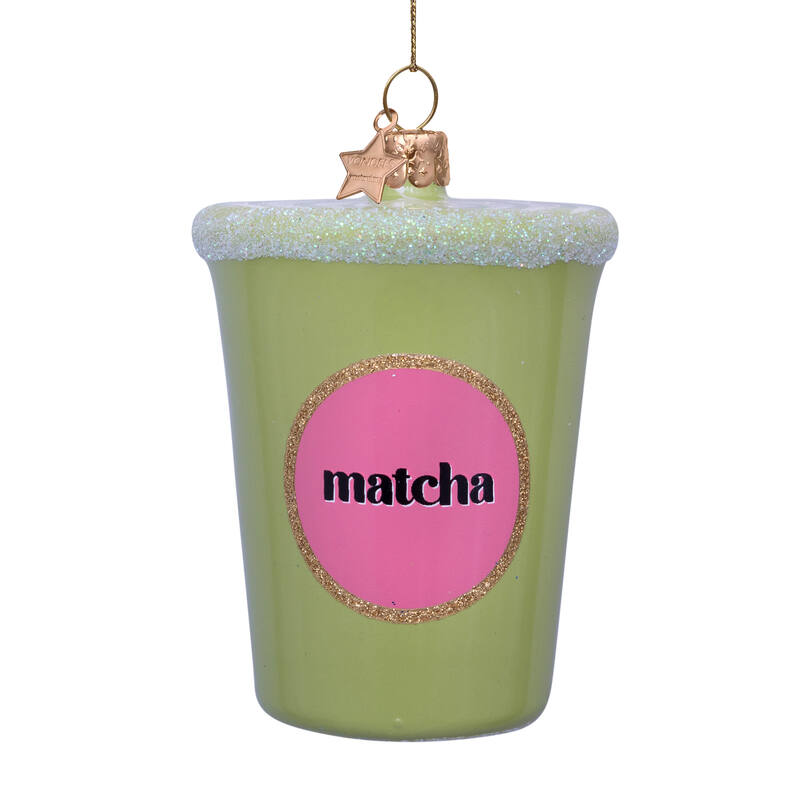 Ornament Matcha tea latte