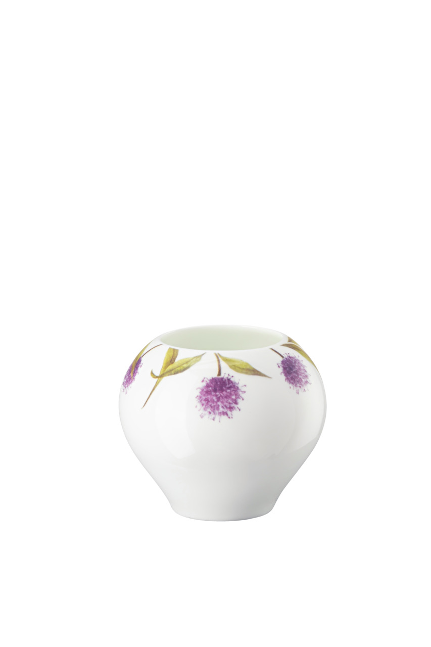 Vase kugelförmig Flower Minis Weiß