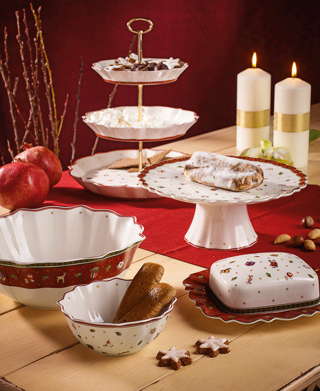 Kuchenplatte auf Fuß klein 21cm Toys Delight