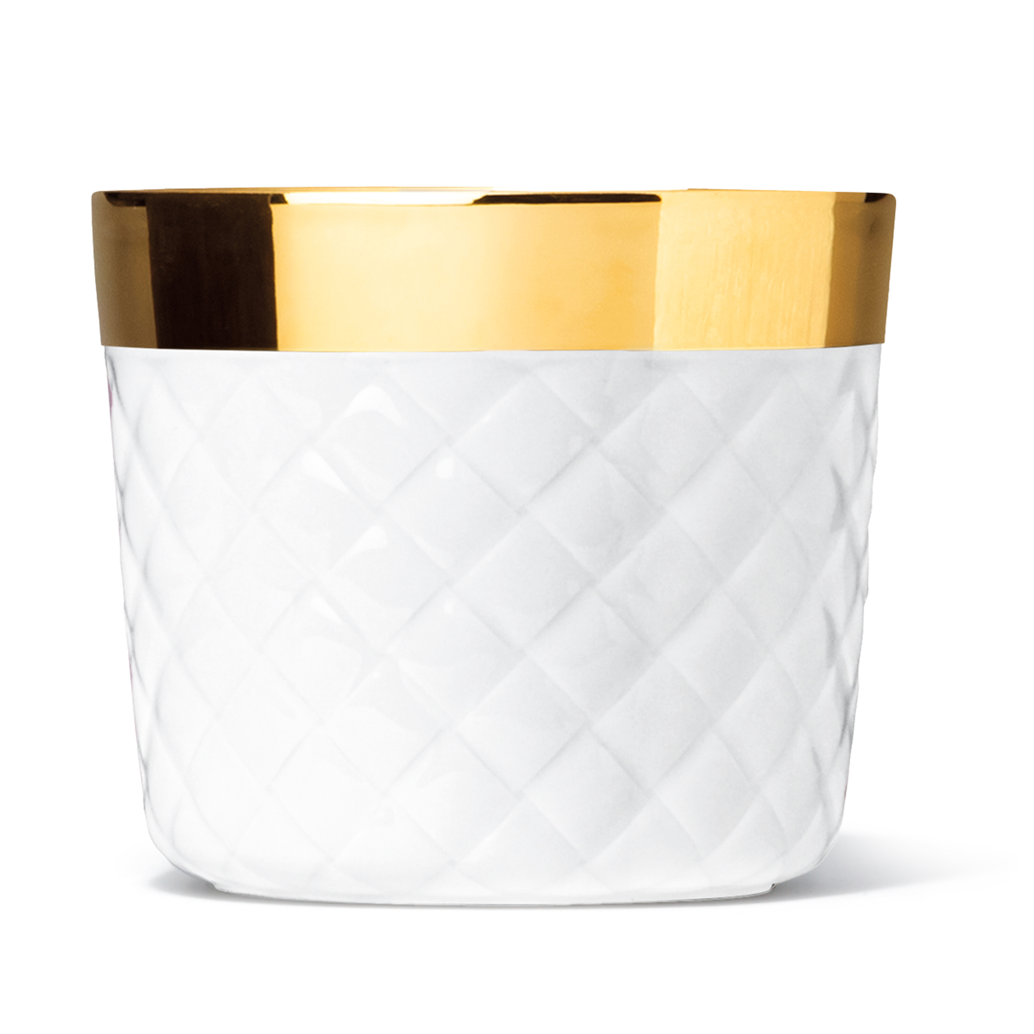 Becher White Braids SIP OF GOLD