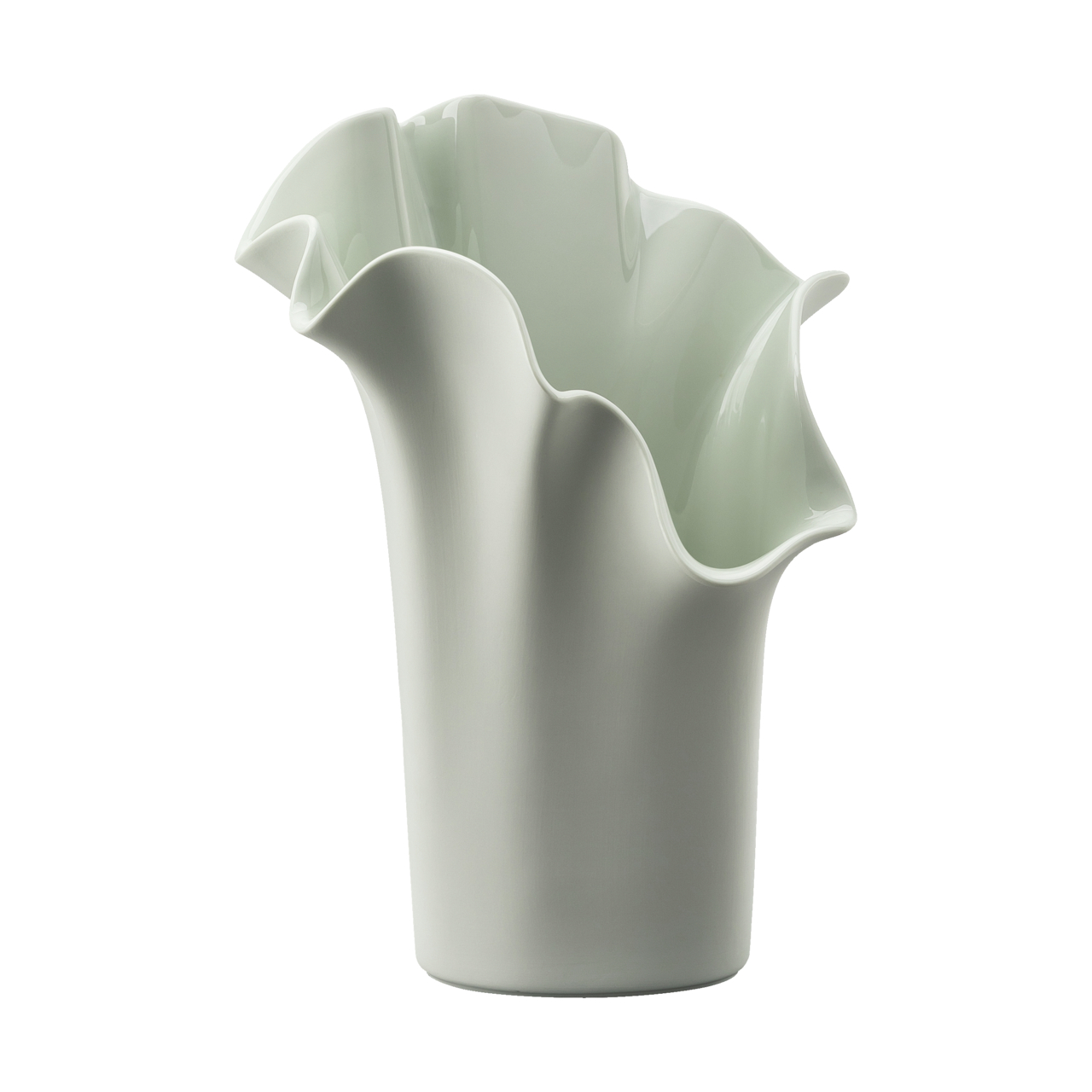 Vase Asym Sea Salt Vase Asym Sea Salt