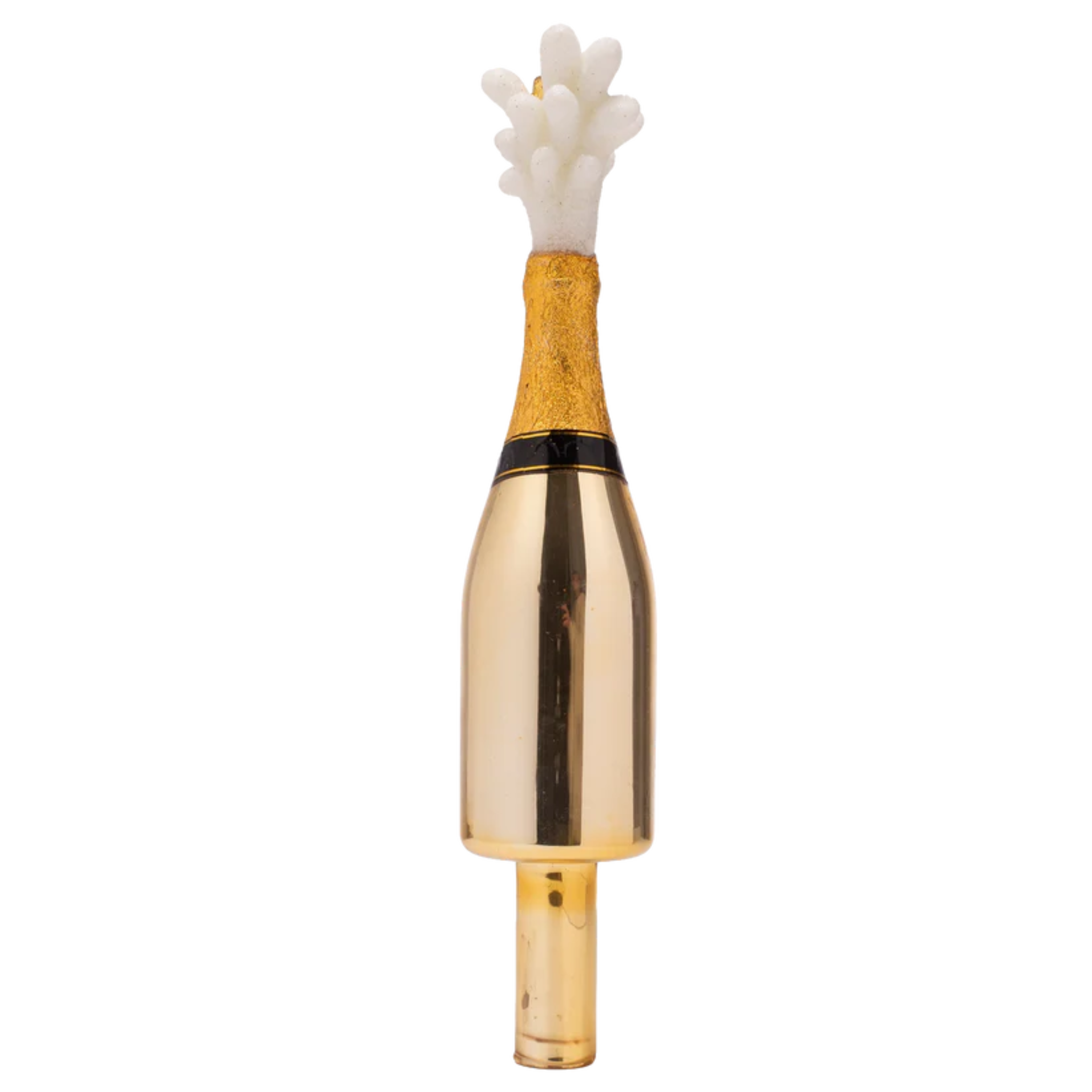 Baumspitze Champagnerflasche