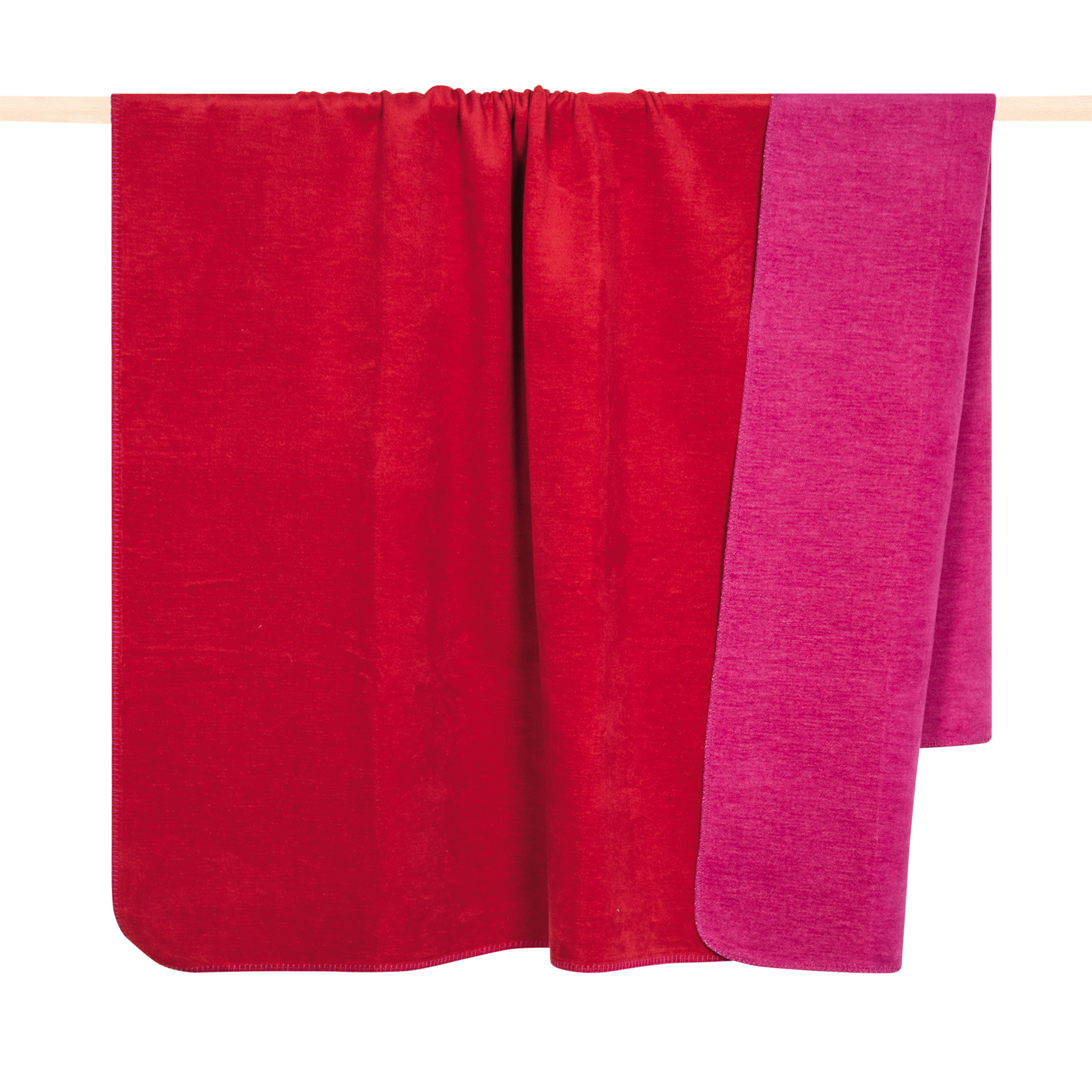 Decke Hobart 150x200 rot pink Decke Hobart 150x200 rot pink