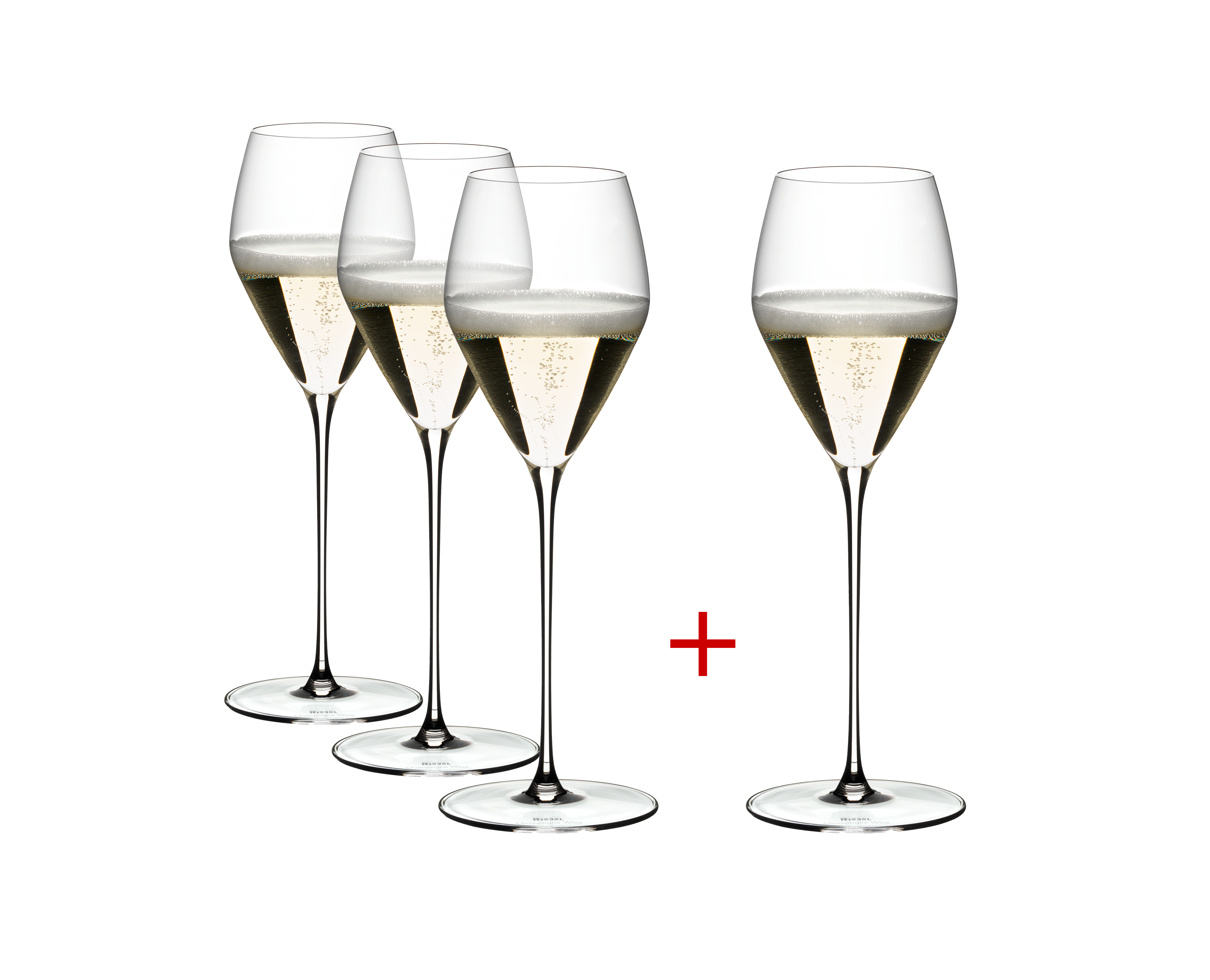 Champagnerglas Set 3+1 Veloce 