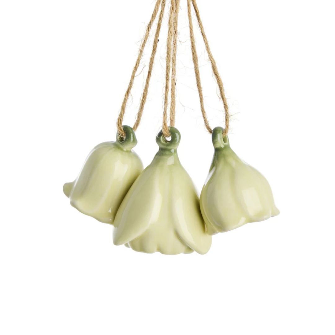 Blumenornament Dehlia gelb