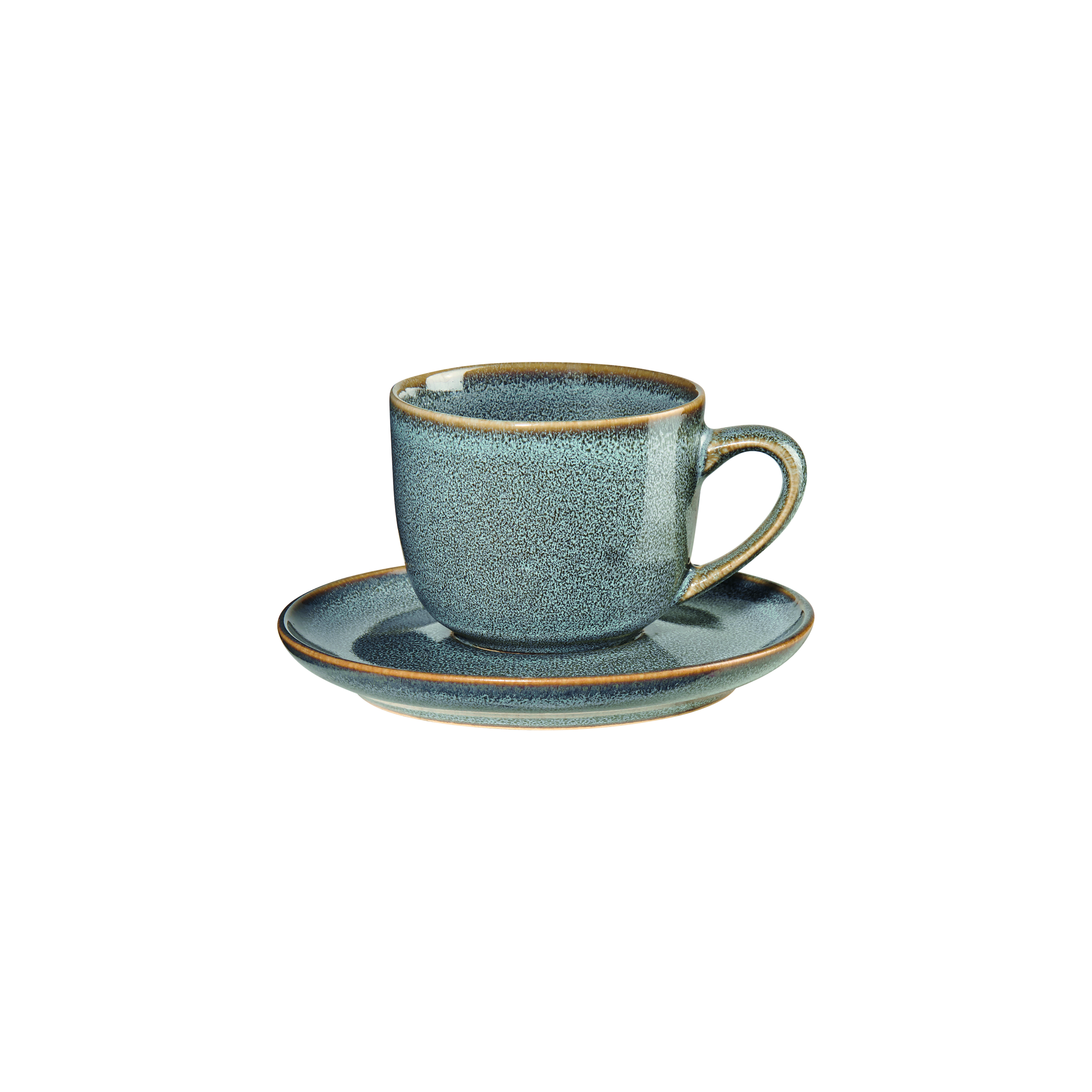 Espressotasse mit Unterteller denim 