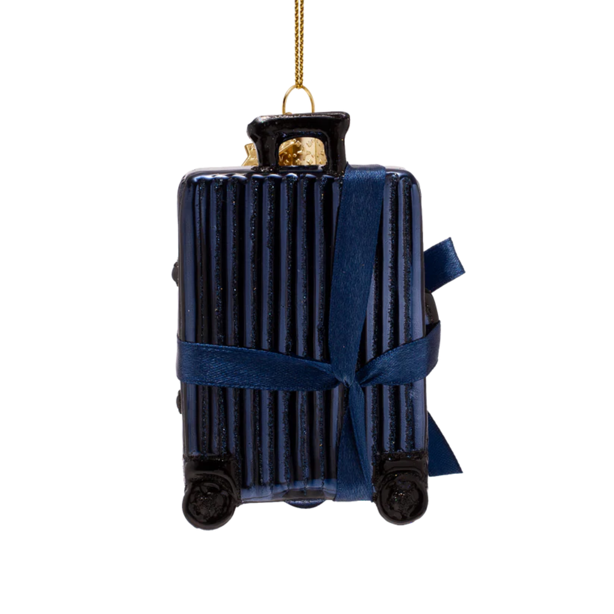 Ornament Koffer Blau