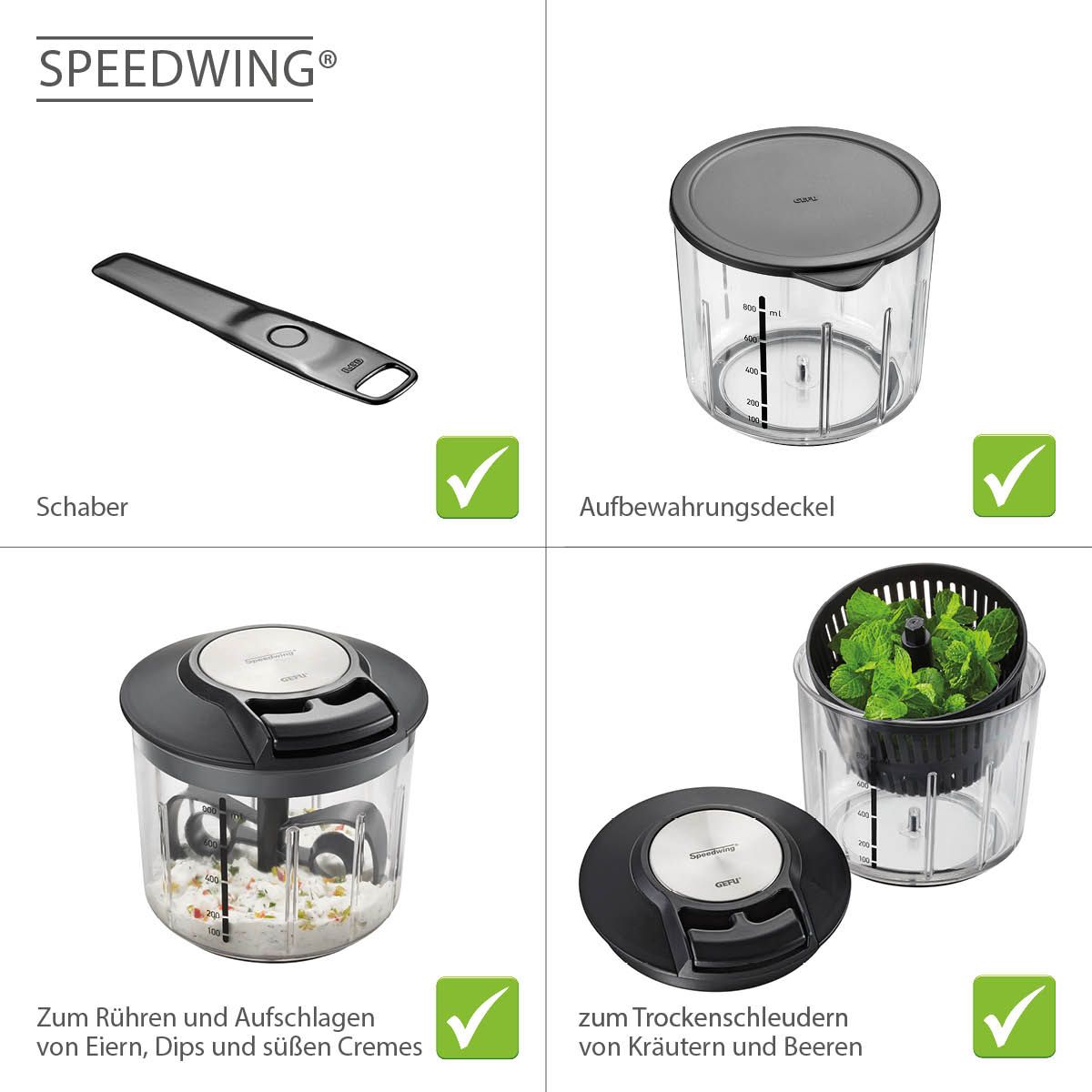 Multizerkleinerer Speedwing