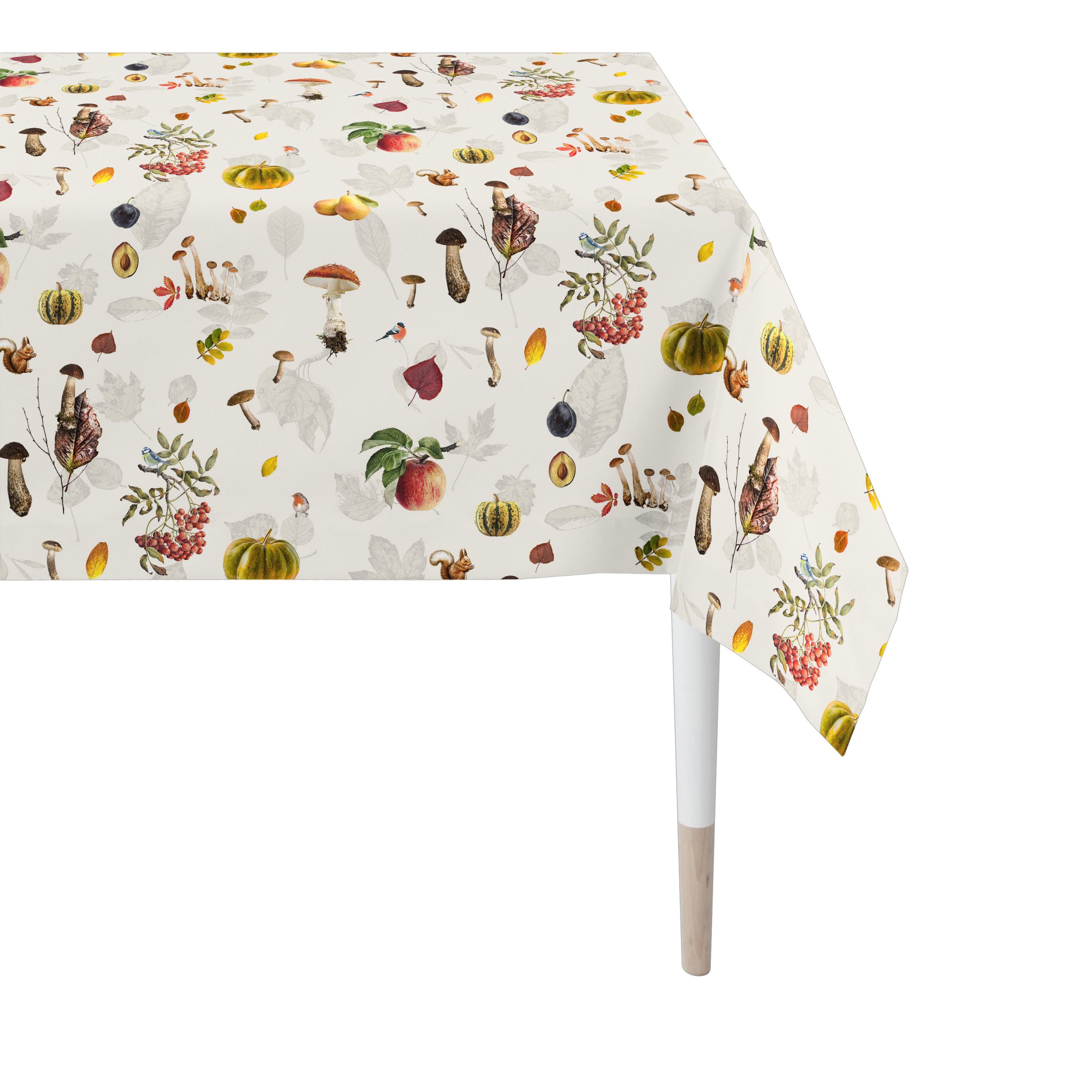 Tischdecke herbstlicher Früchtekorb