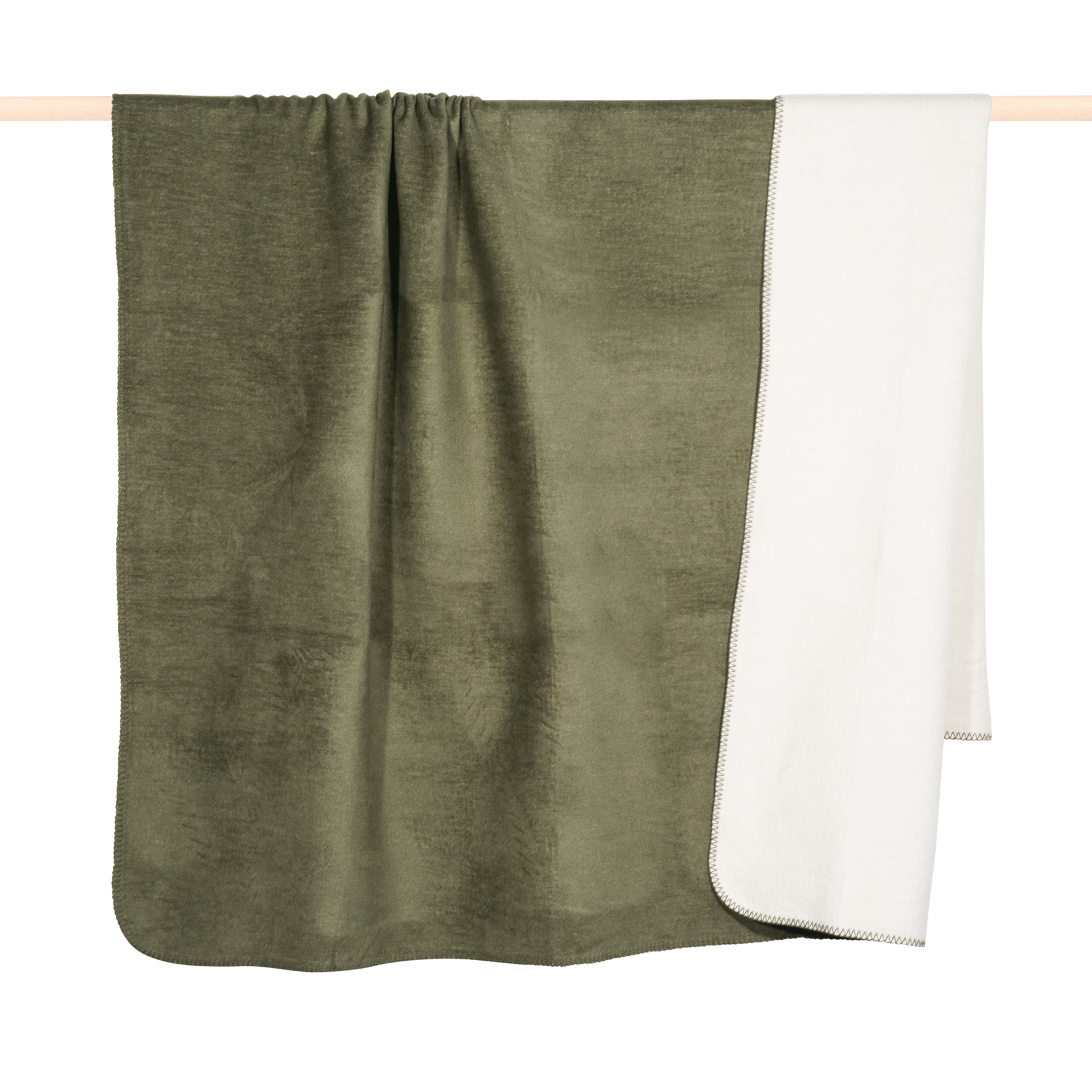 Decke Hobart 150x200 olive neutral Decke Hobart 150x200 olive neutral