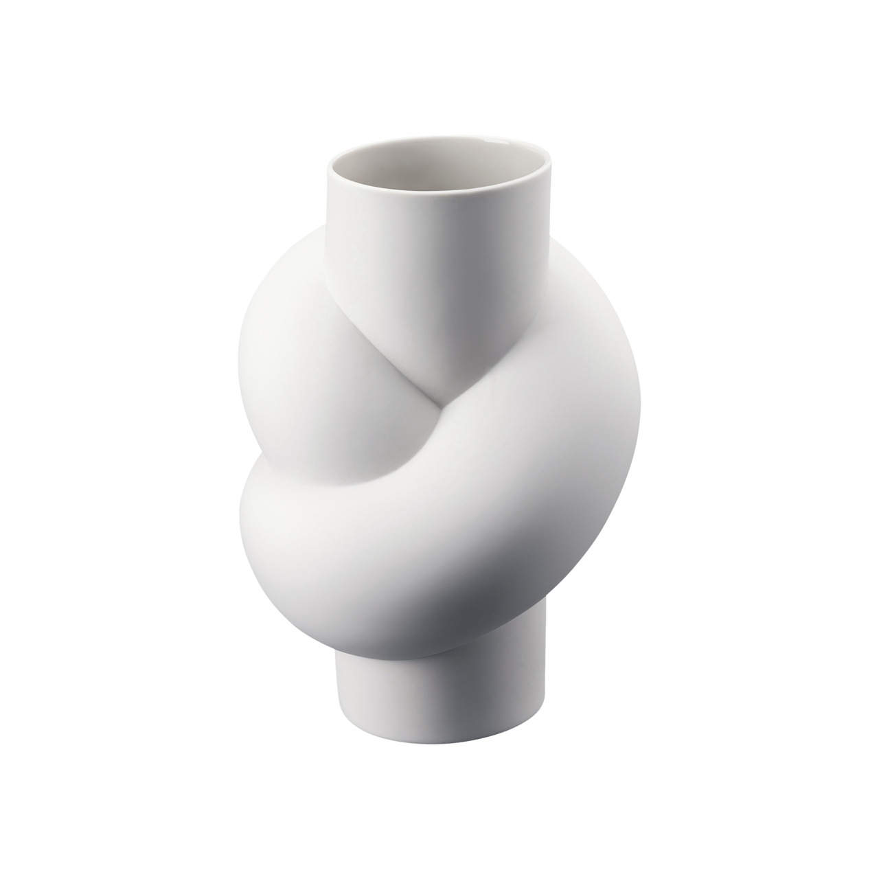 Vase 25cm Node White