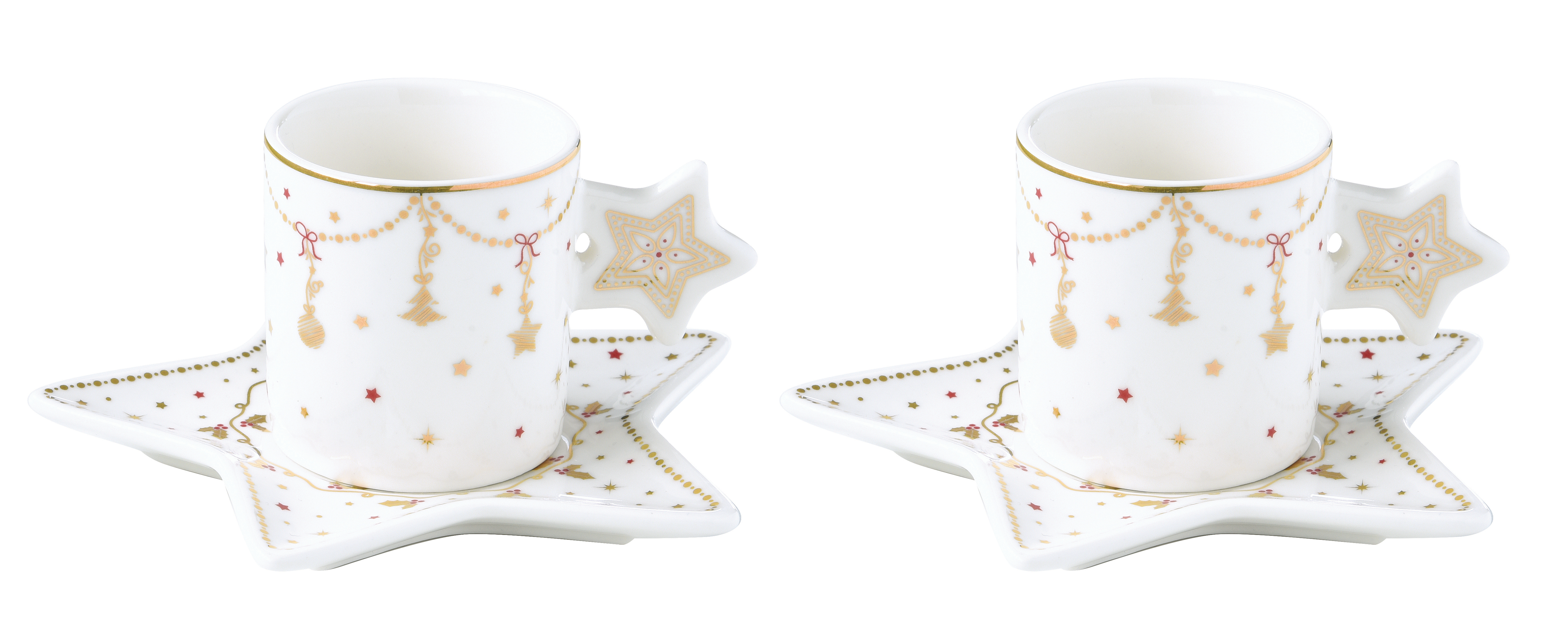 Espressotassen 2-teilig Christmas Lights