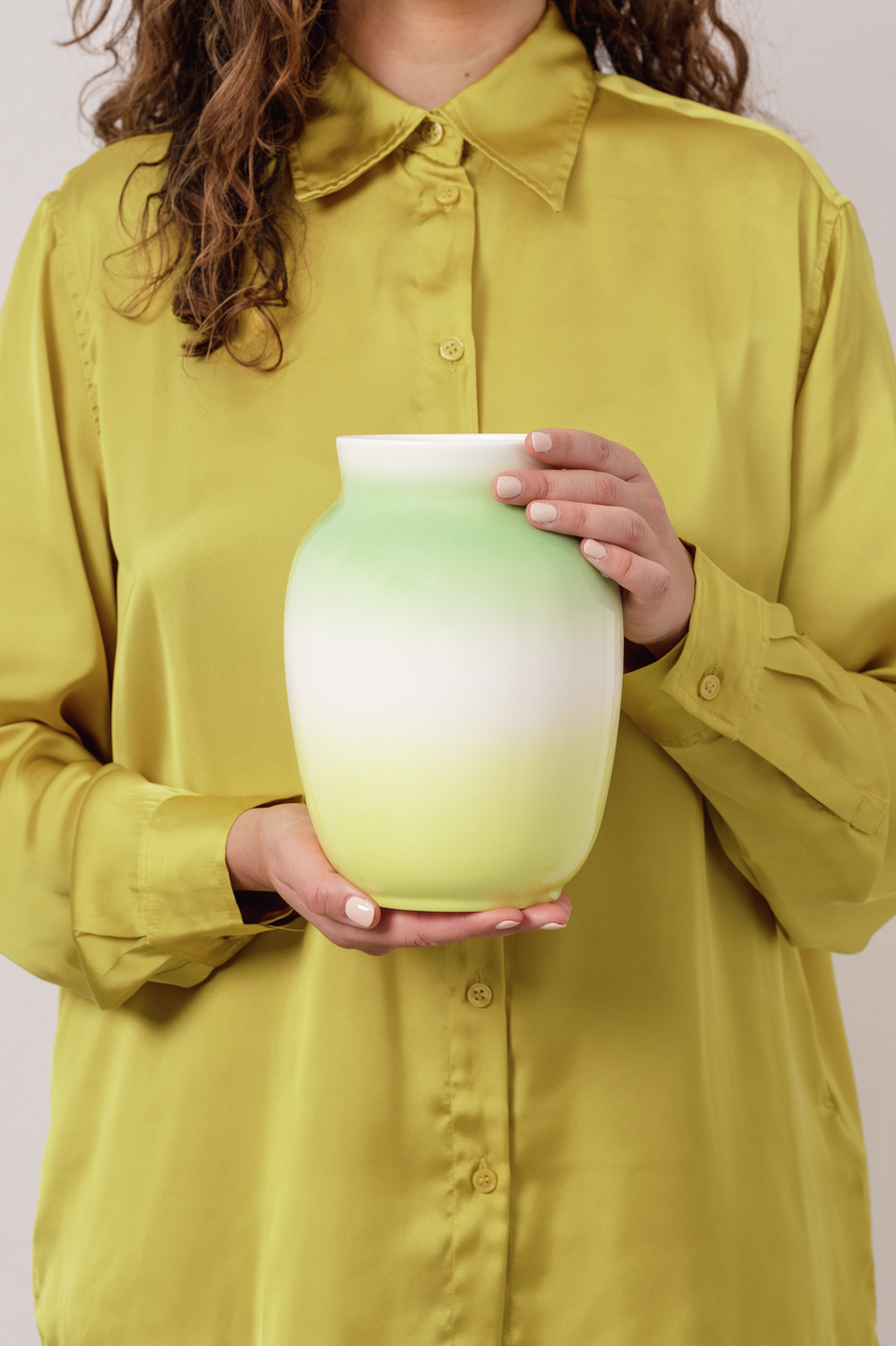 Vase 20cm lime Balance