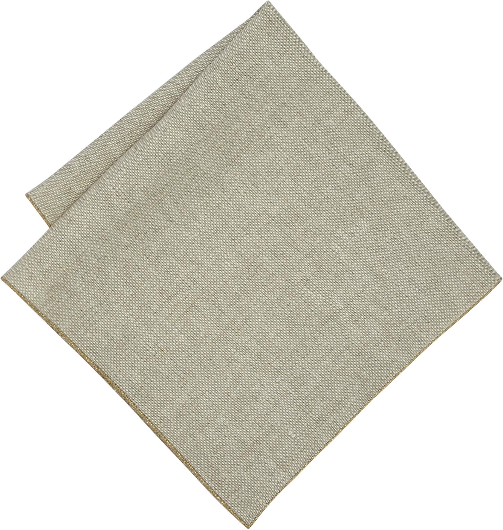 Serviette Sand/Gold Linnen Pure