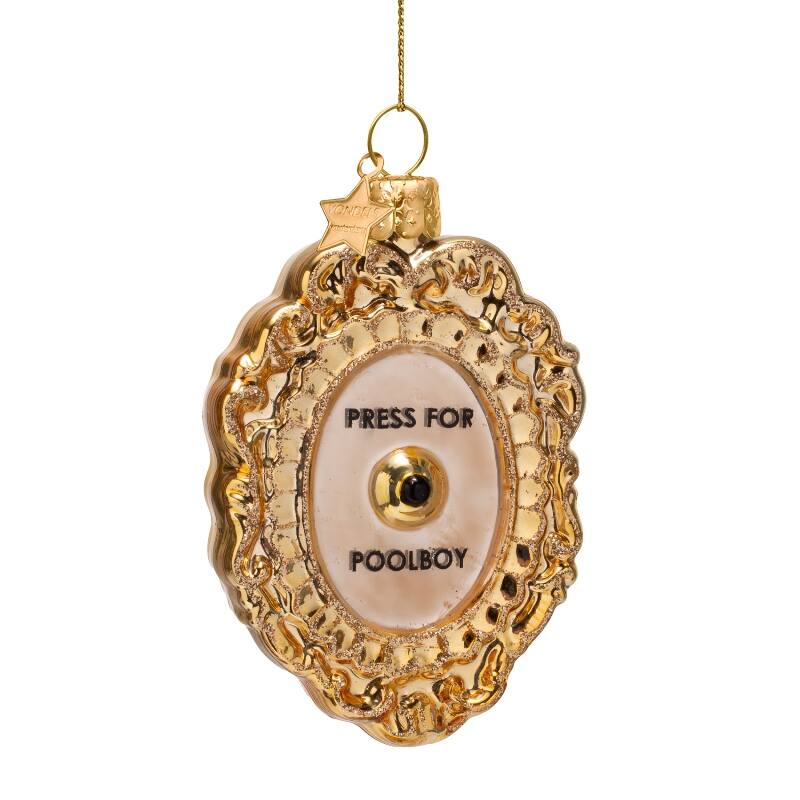 Ornament Poolboy button