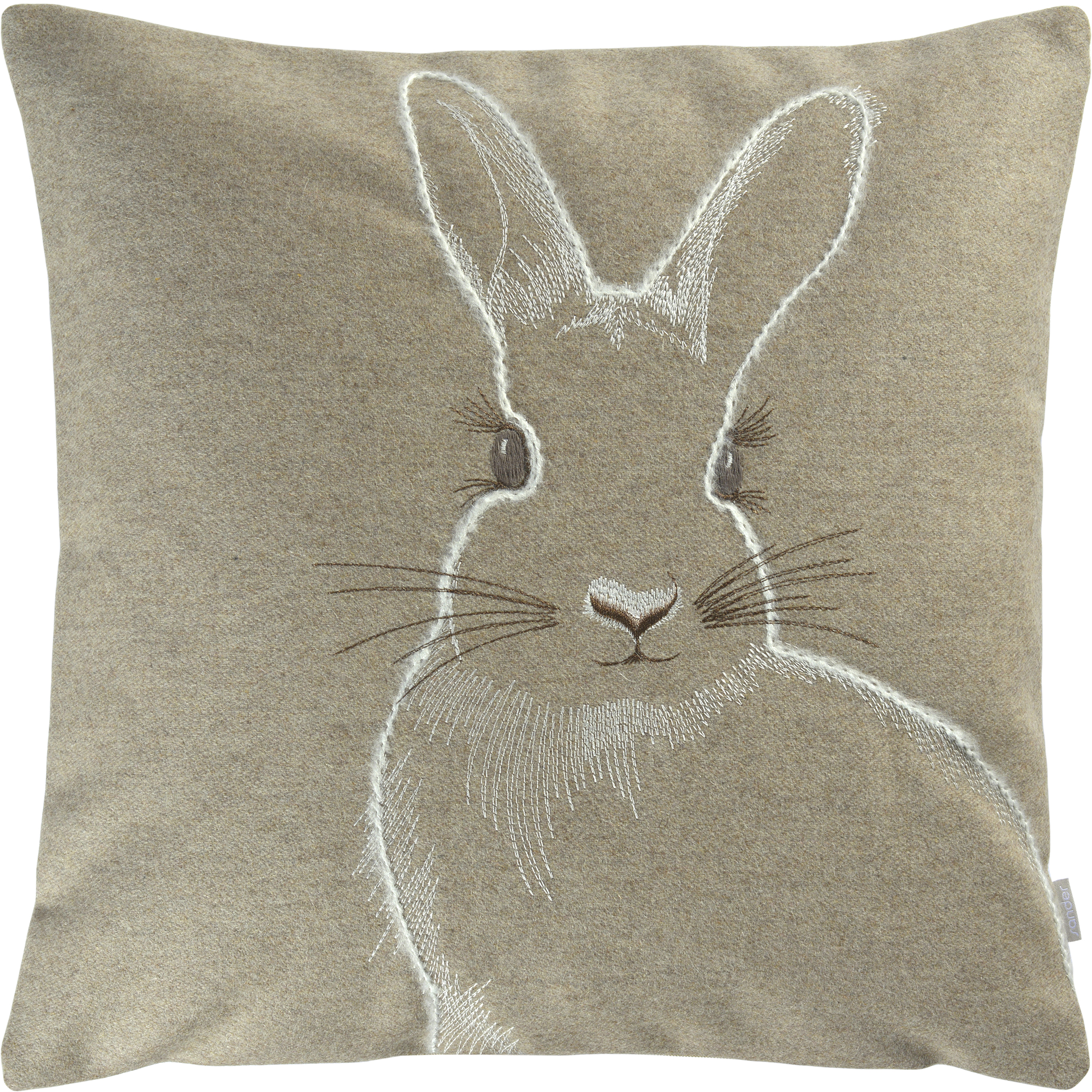 Kissenhülle beige Lady Bun Wool