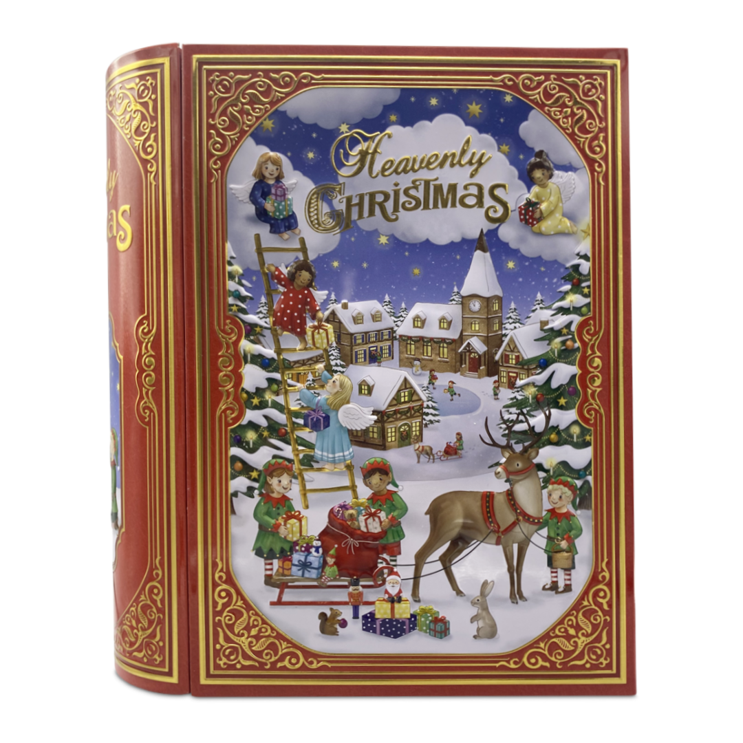 Keksdose Buch Rot Heavenly Christmas Dose Xmas