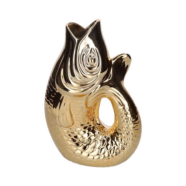 Fischkaraffe Gold