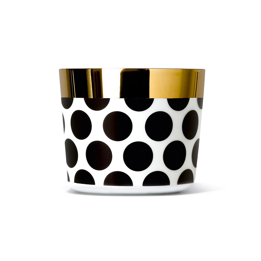 Becher schwarz dots SIP OF GOLD