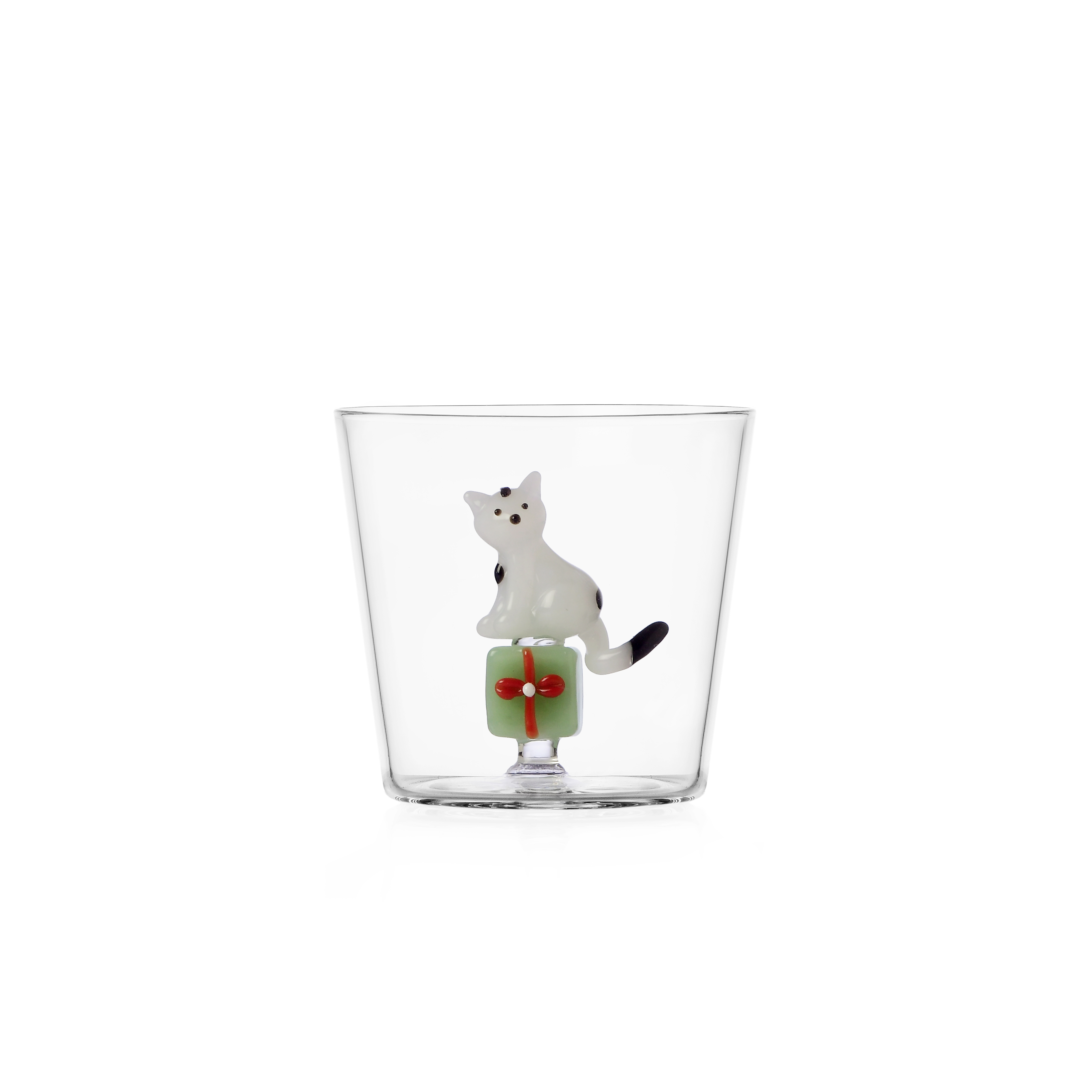 Glas Christmas Edition - Katze