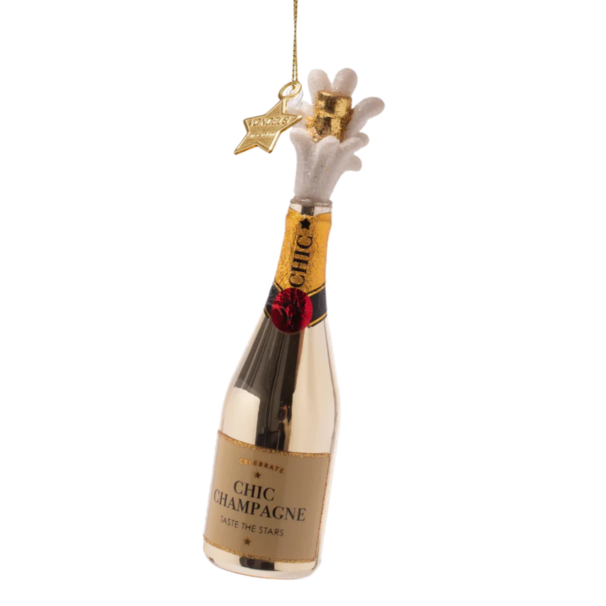 Ornament Champagnerflasche