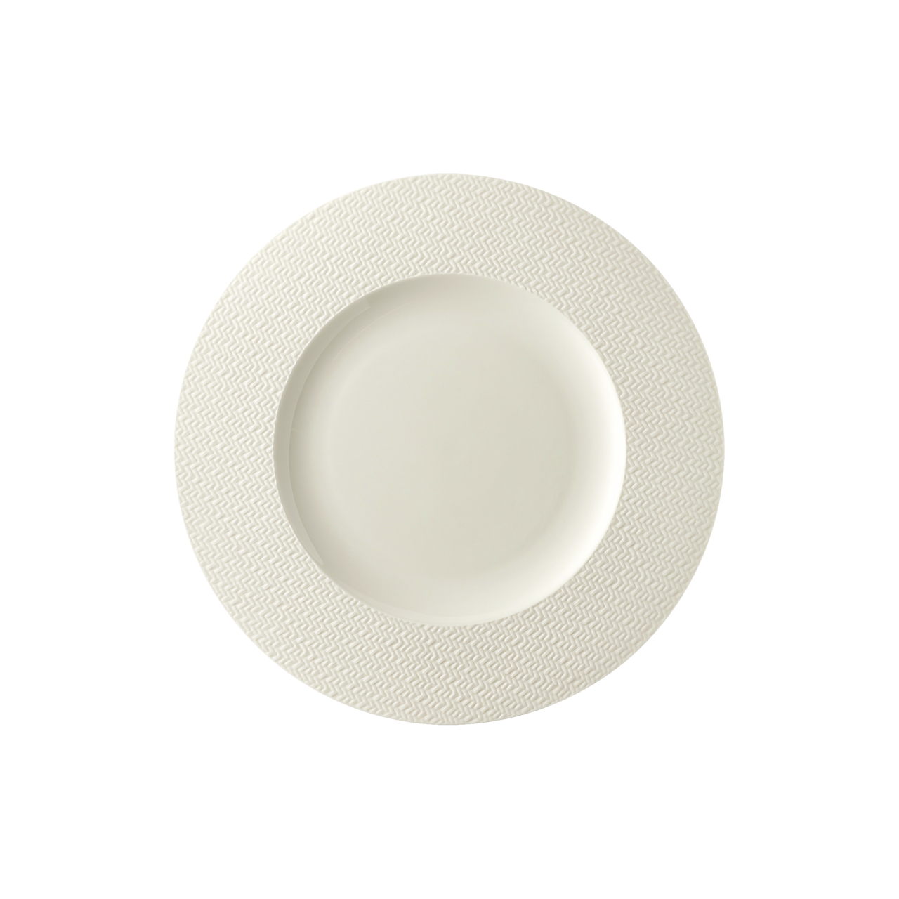 Teller flach 23 cm Kumi White