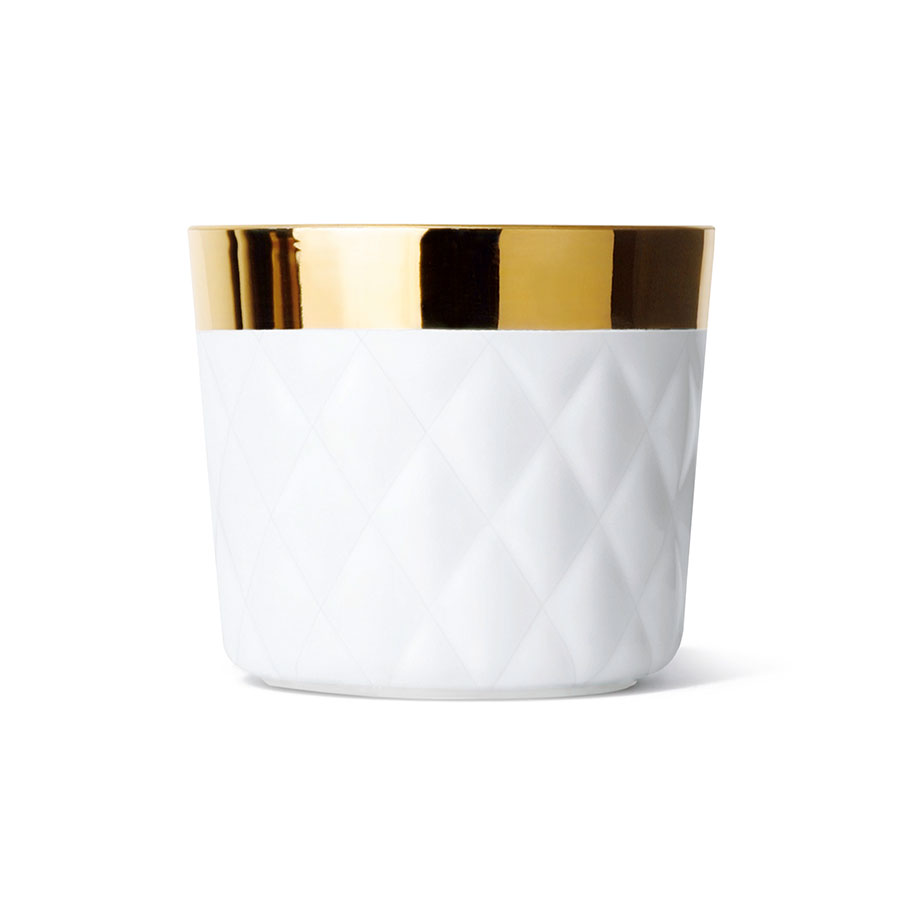 Becher White Kissen SIP OF GOLD