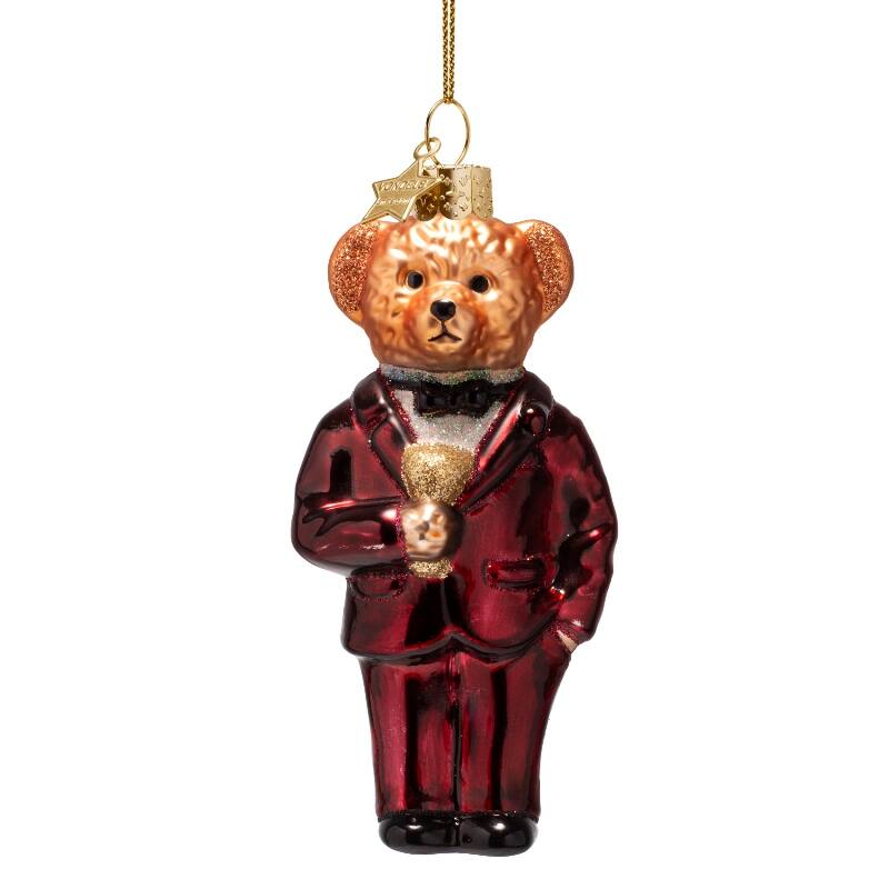Ornament Bär im Anzug
