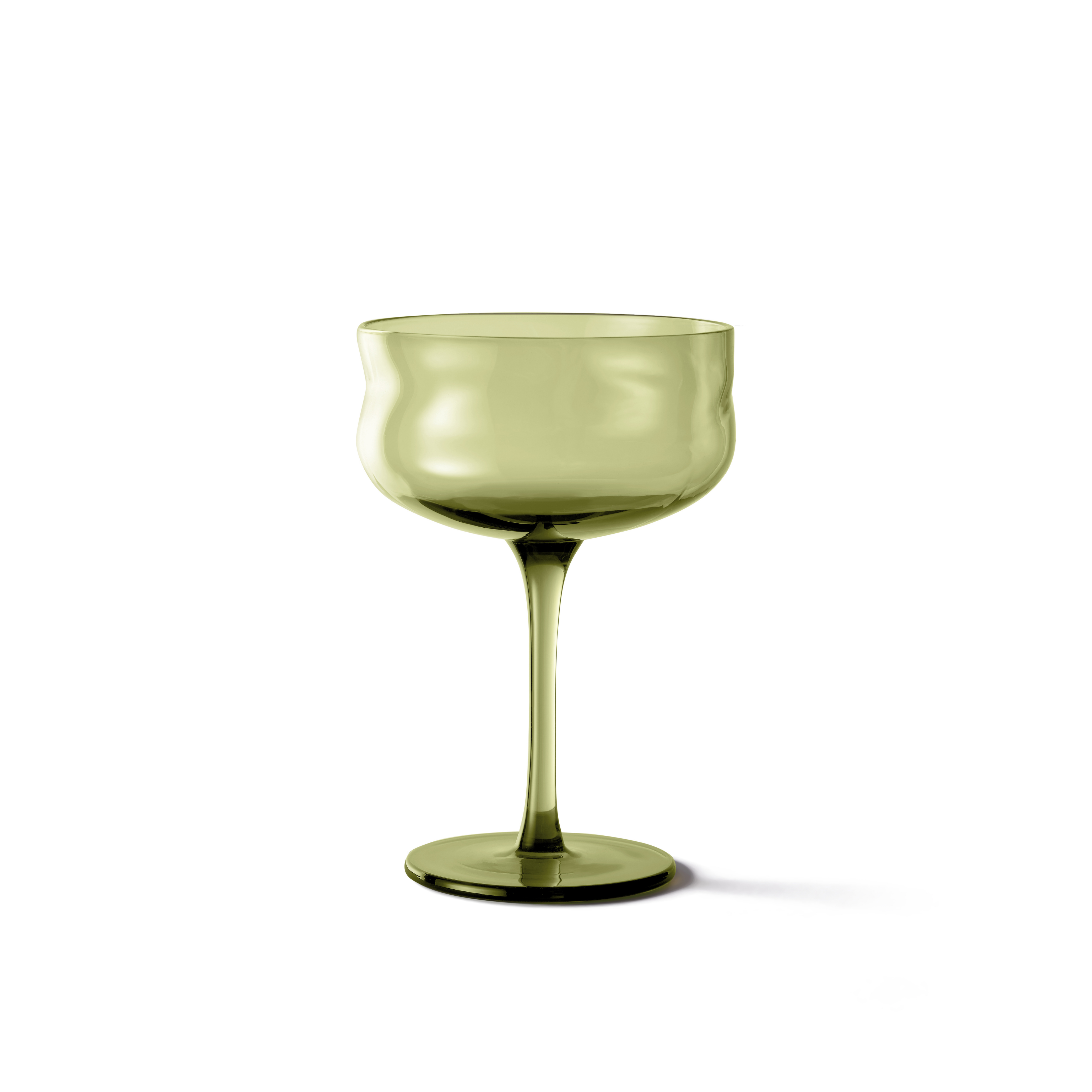 Coupe Glas SWIRL - Moss