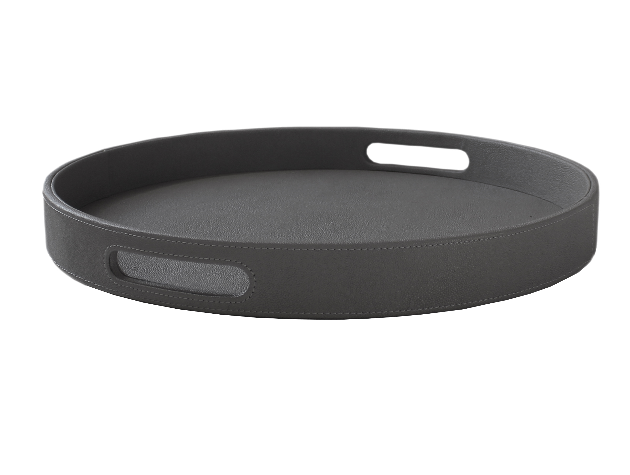 Tablett rund Schwarz