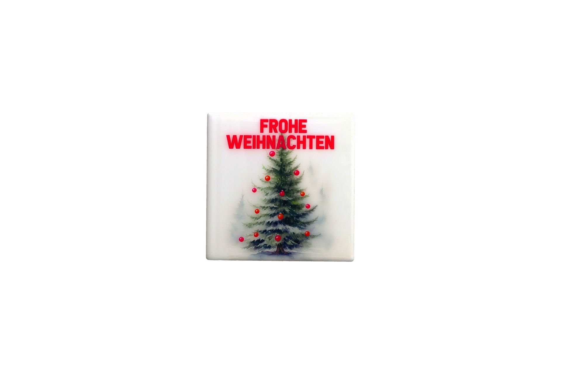 Untersetzer Frohe Weihnachten