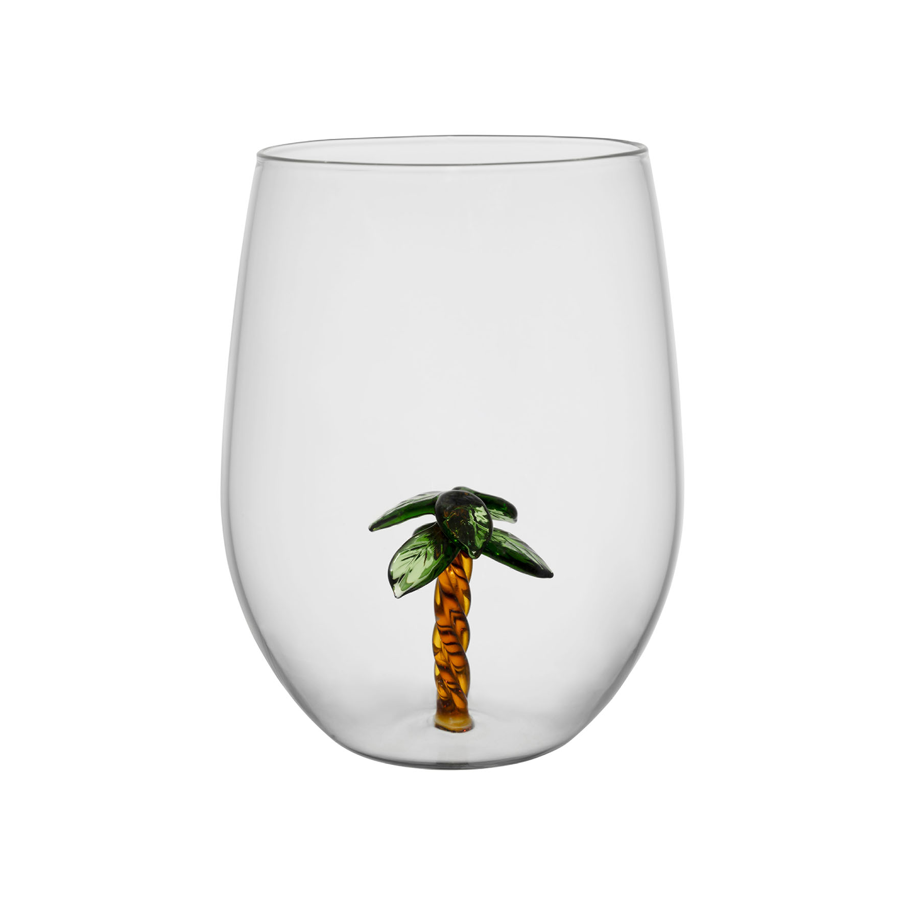 Tumbler Palme Braun-Grün