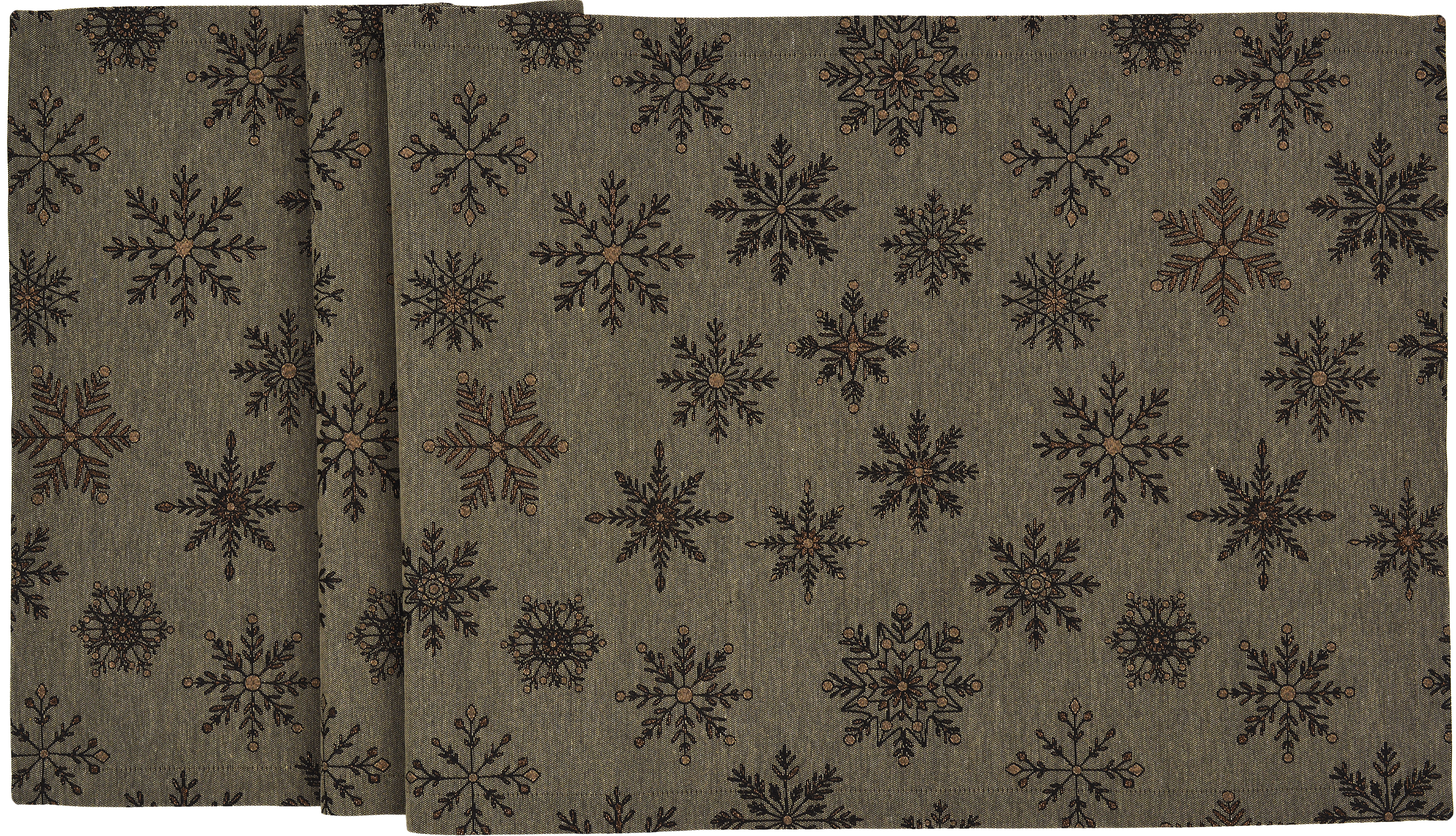 Tischläufer Cristallo Buio Coffee Tischläufer Cristallo Buio Coffee