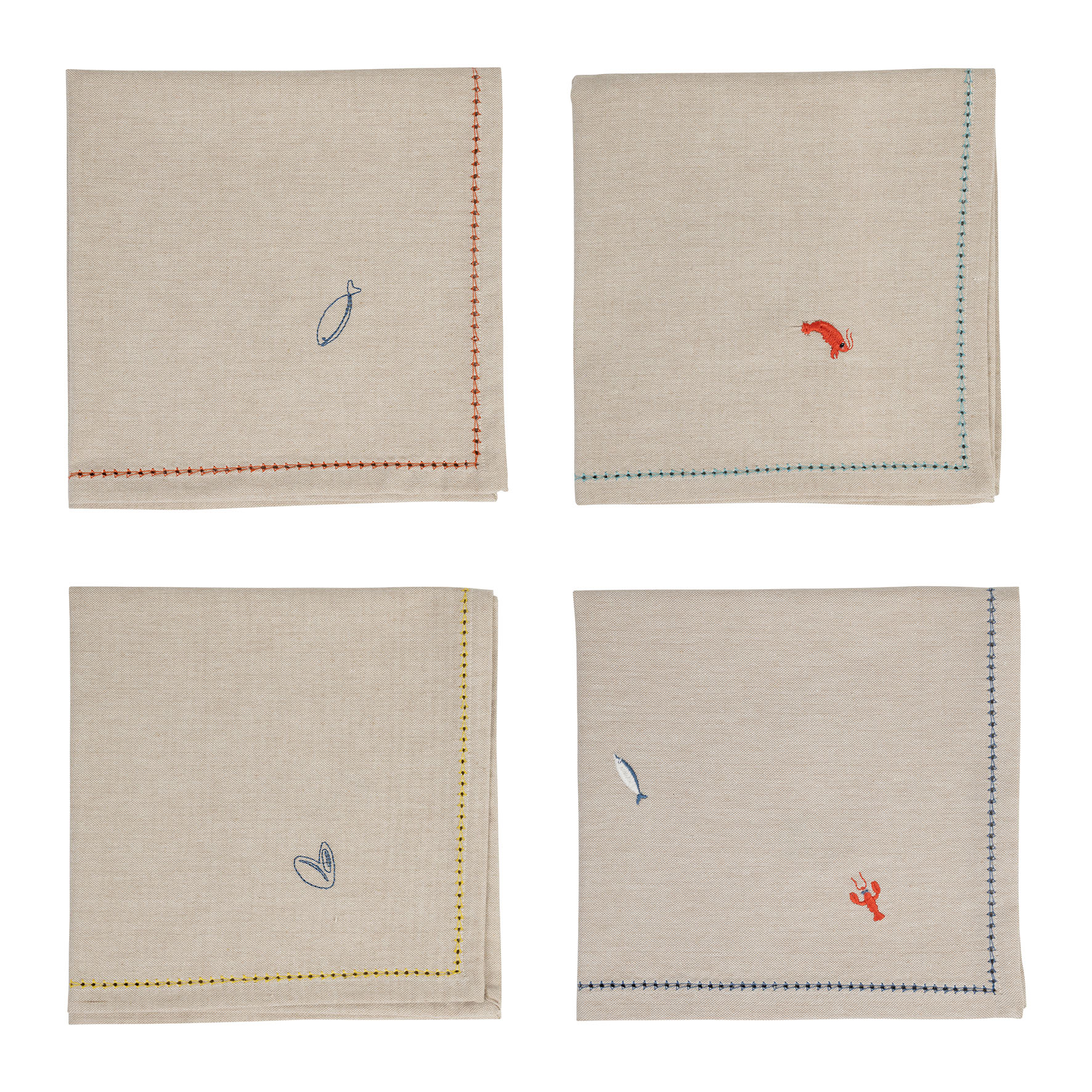 Serviette 4 Stück Chambray Serviette 4 Stück Chambray