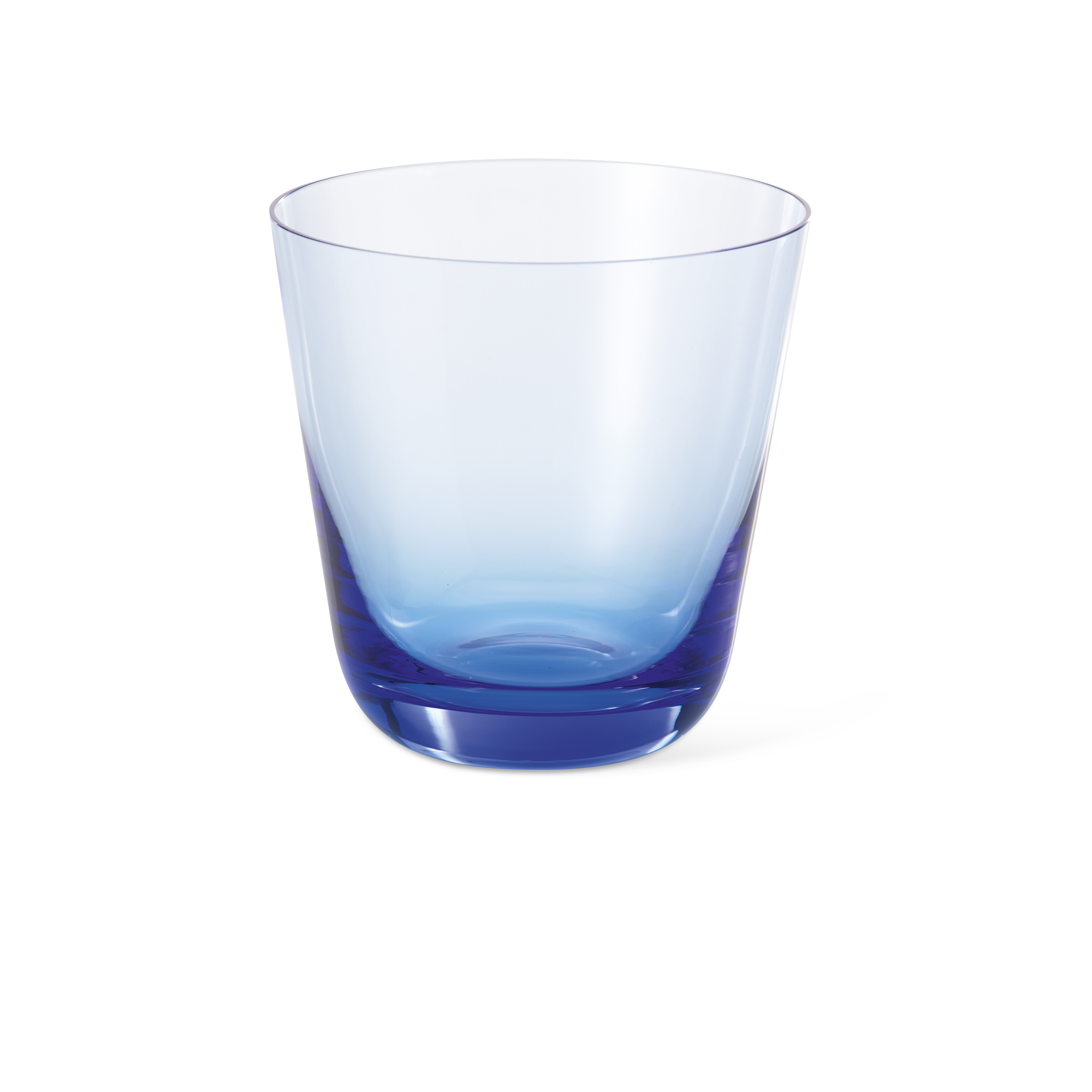 Glas 0,25L azurblau Capri