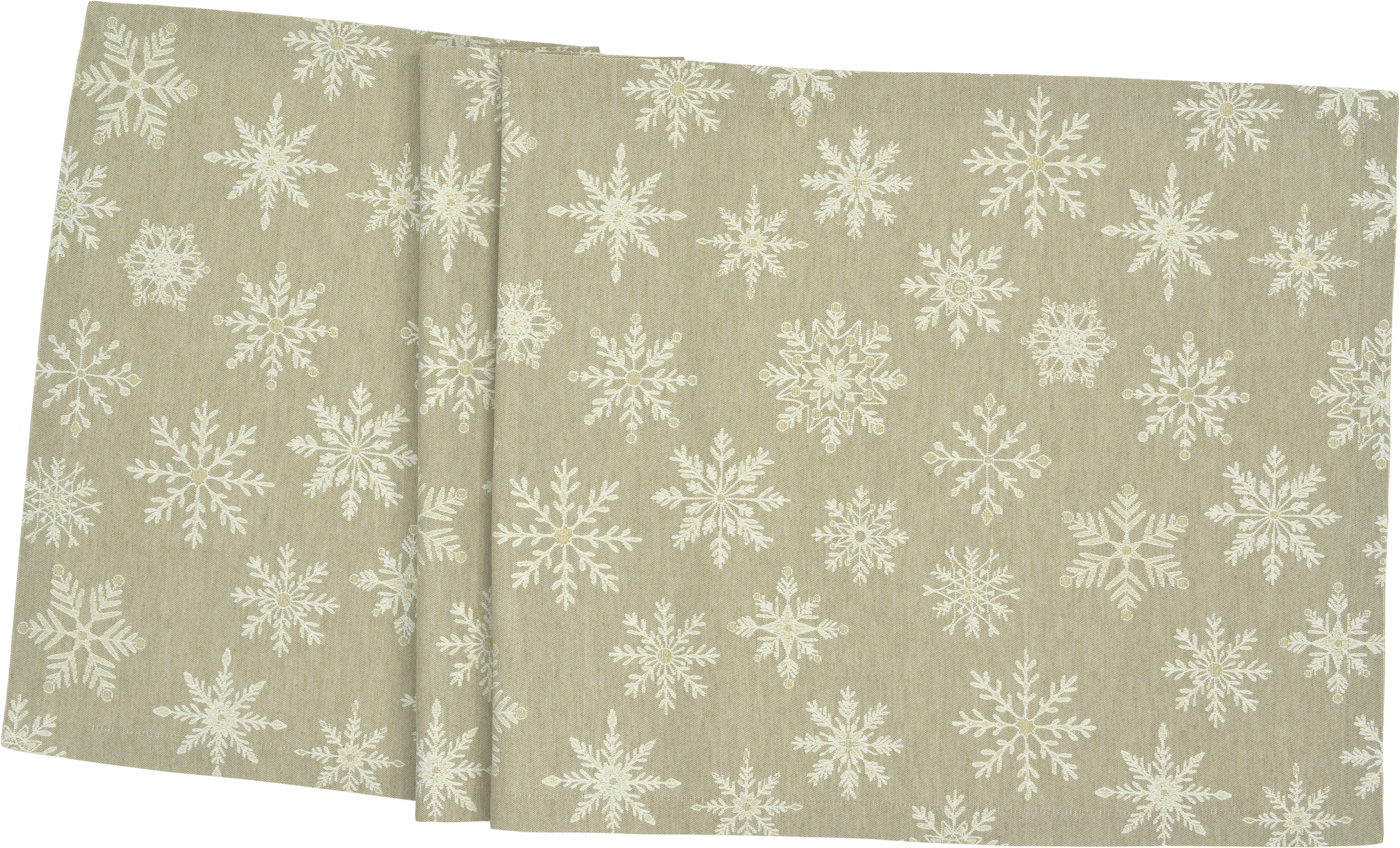 Tischläufer Cristallo Buio Taupe