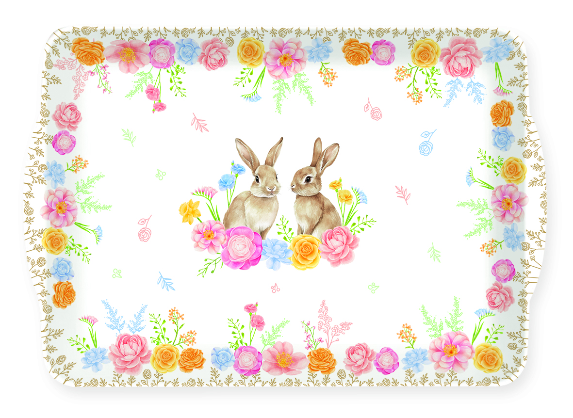 Tablett mit Griffen - Tres Jolie