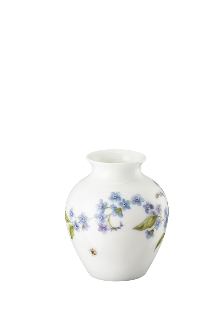 Vase bauchig Flower Minis Weiß