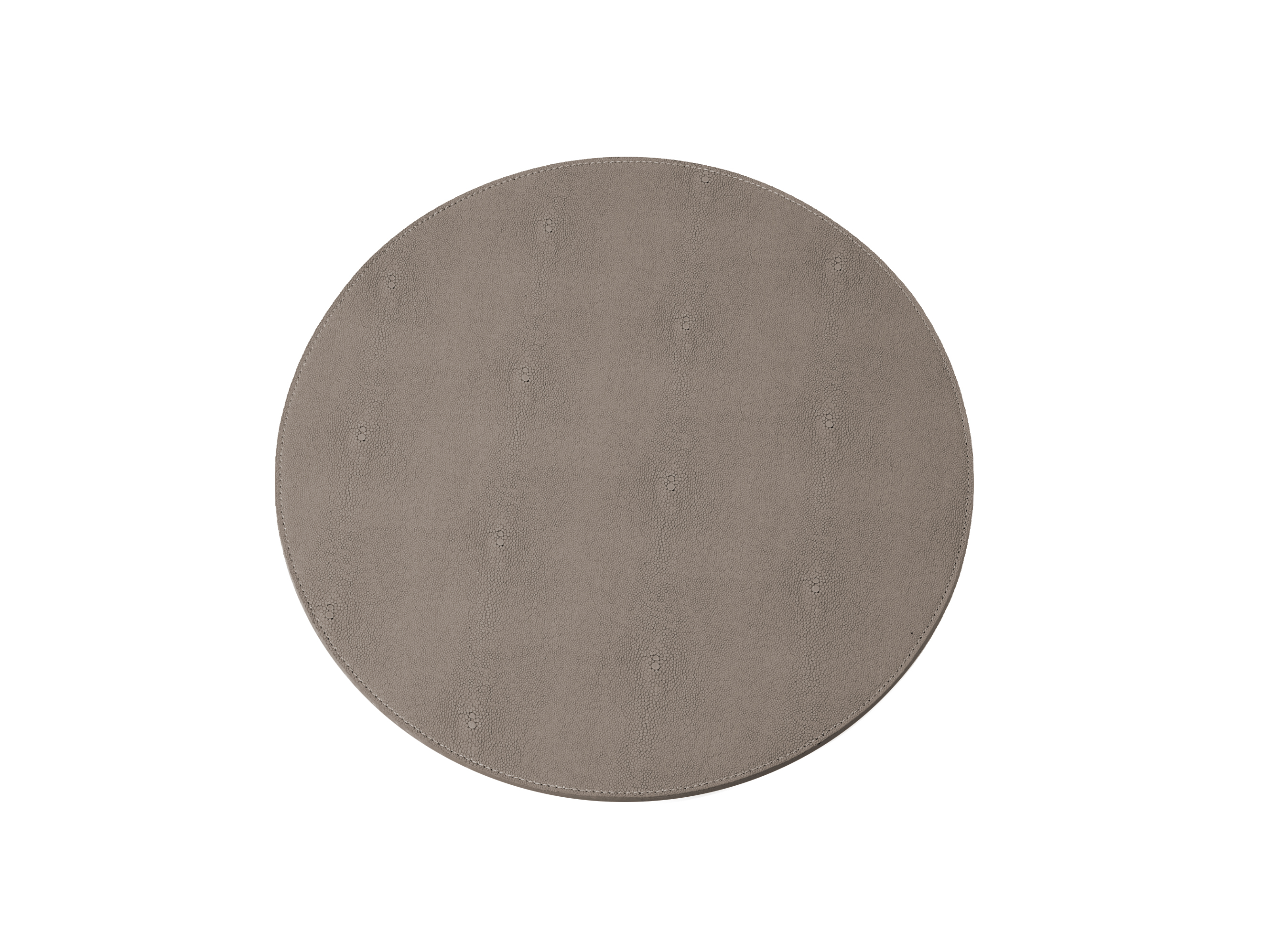 Platzset rund 2seitig Grau