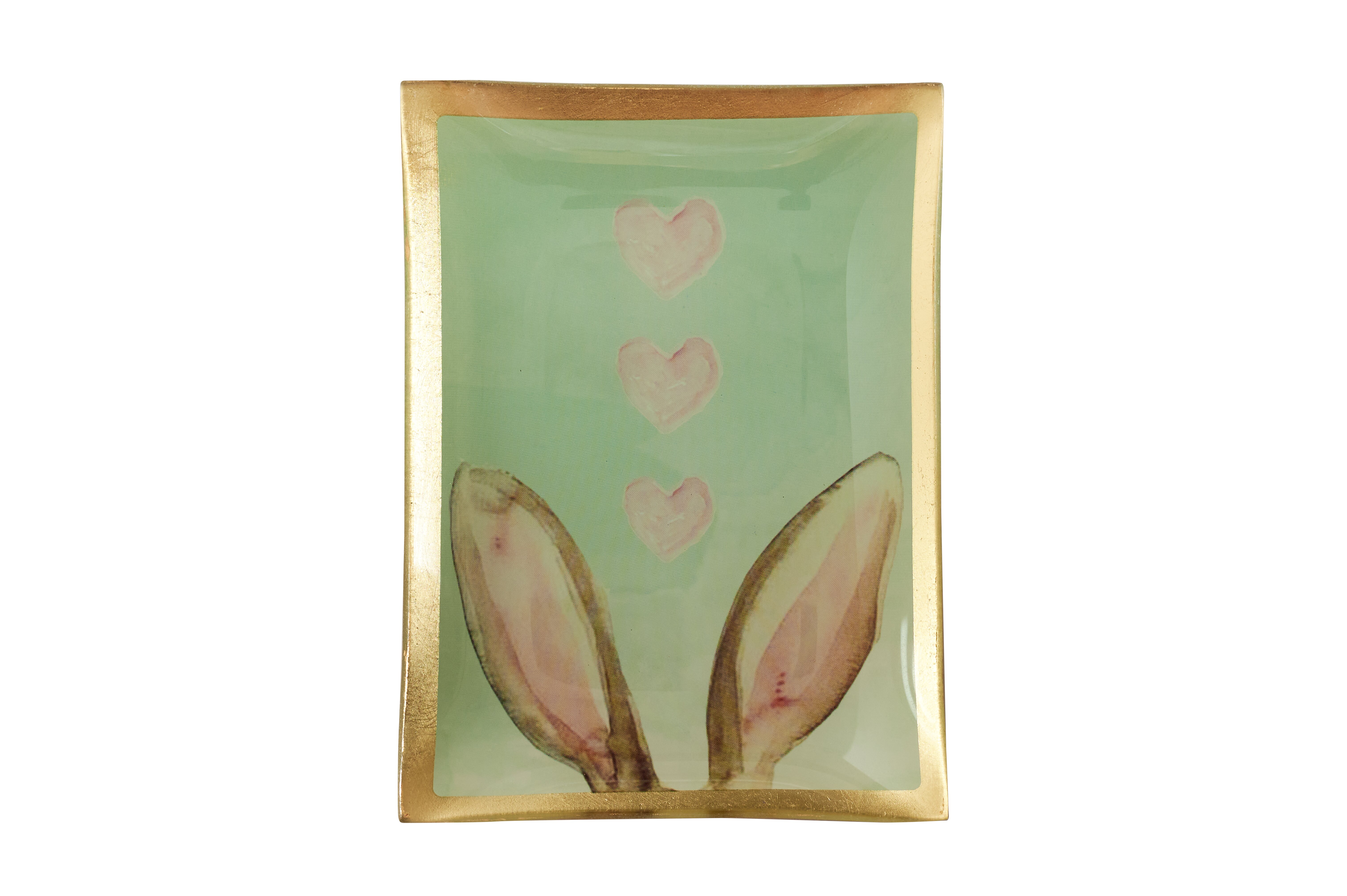 Glasteller Hasenohren