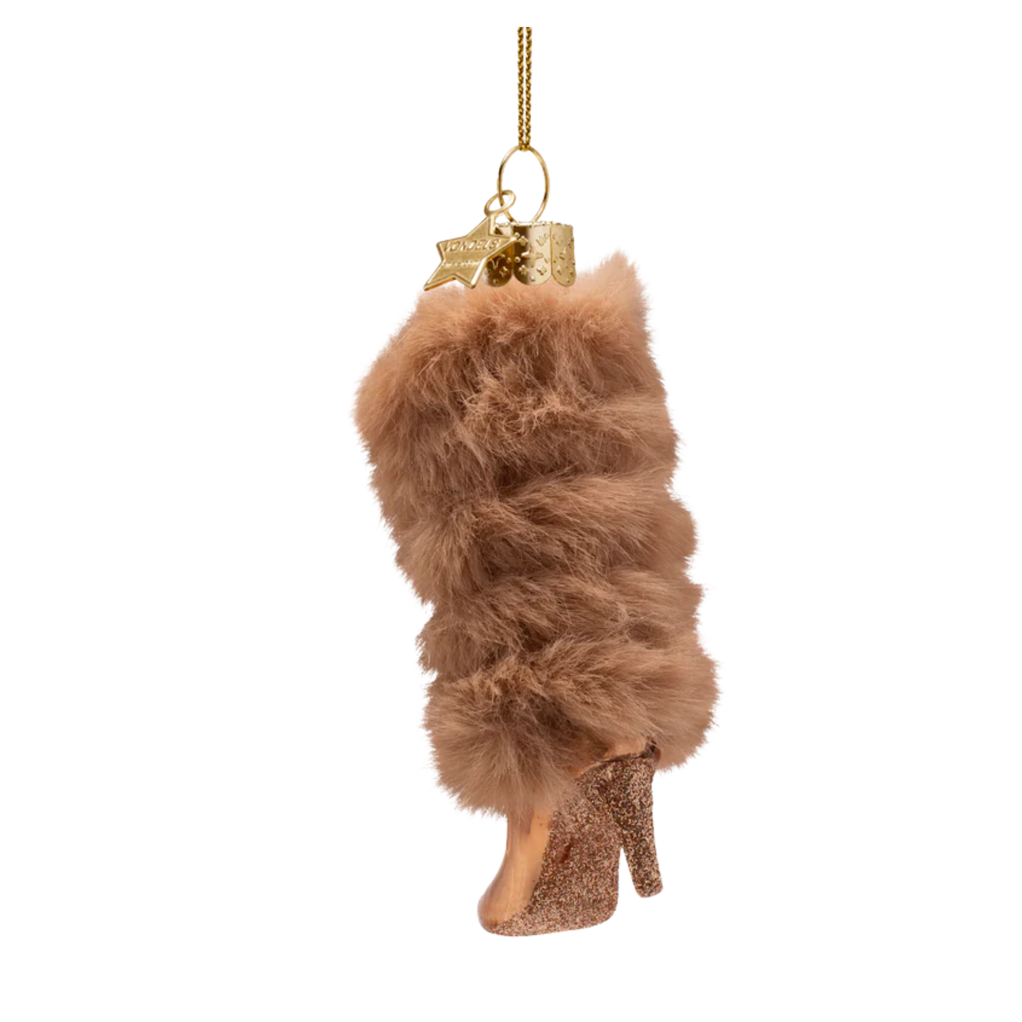 Ornament Boot mit Fell