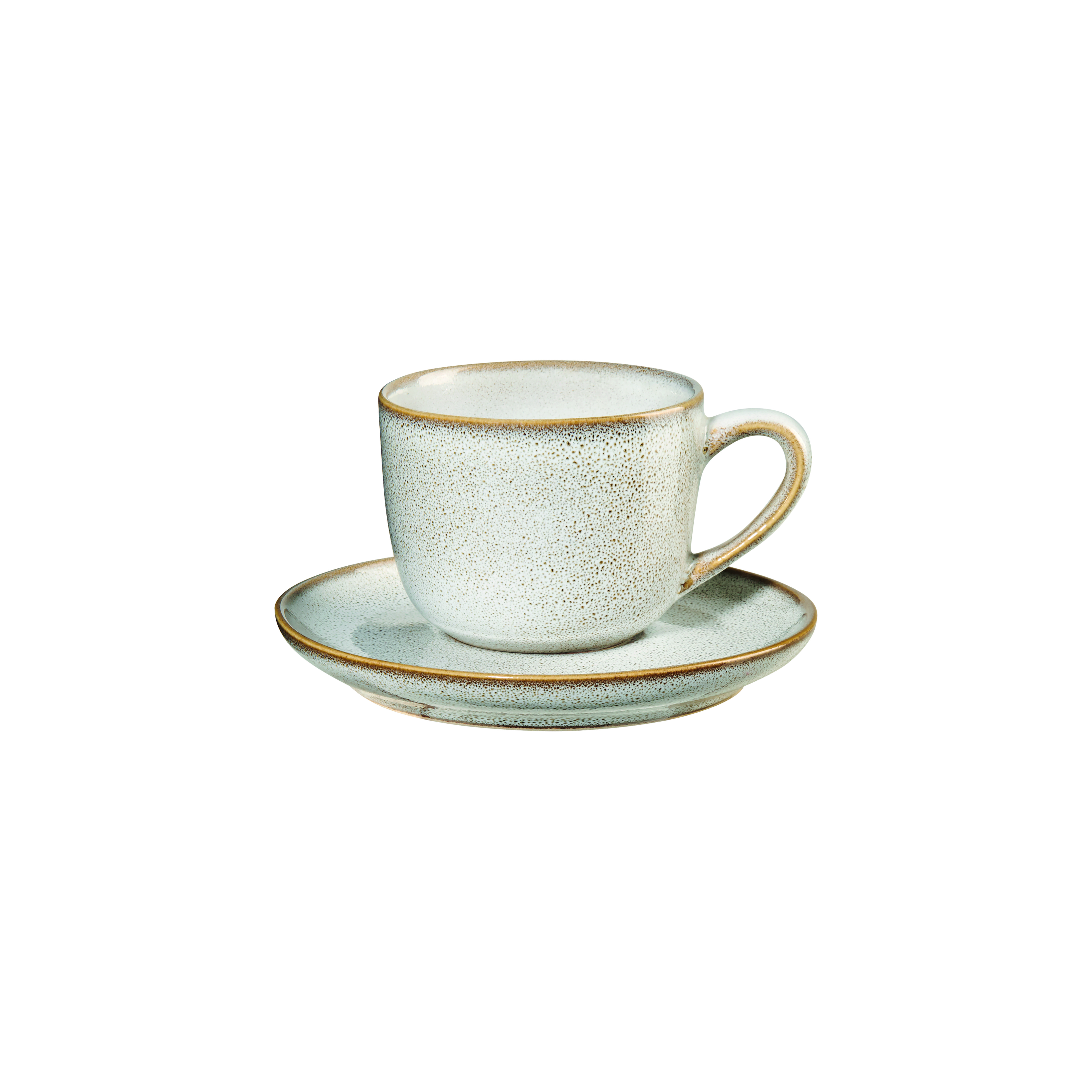 Espressotasse mit Unterteller sand 