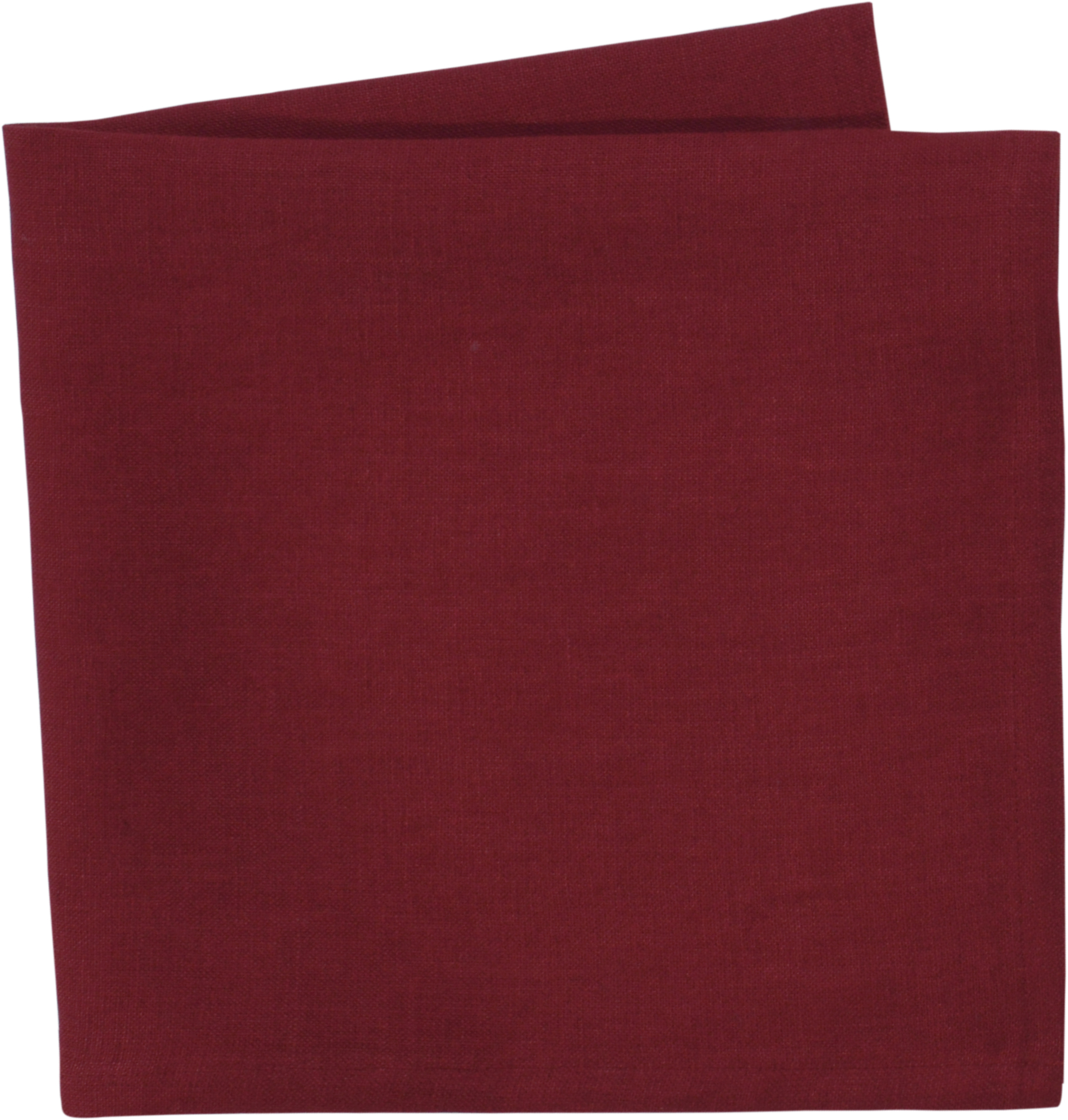 Serviette Burgundy Linnen