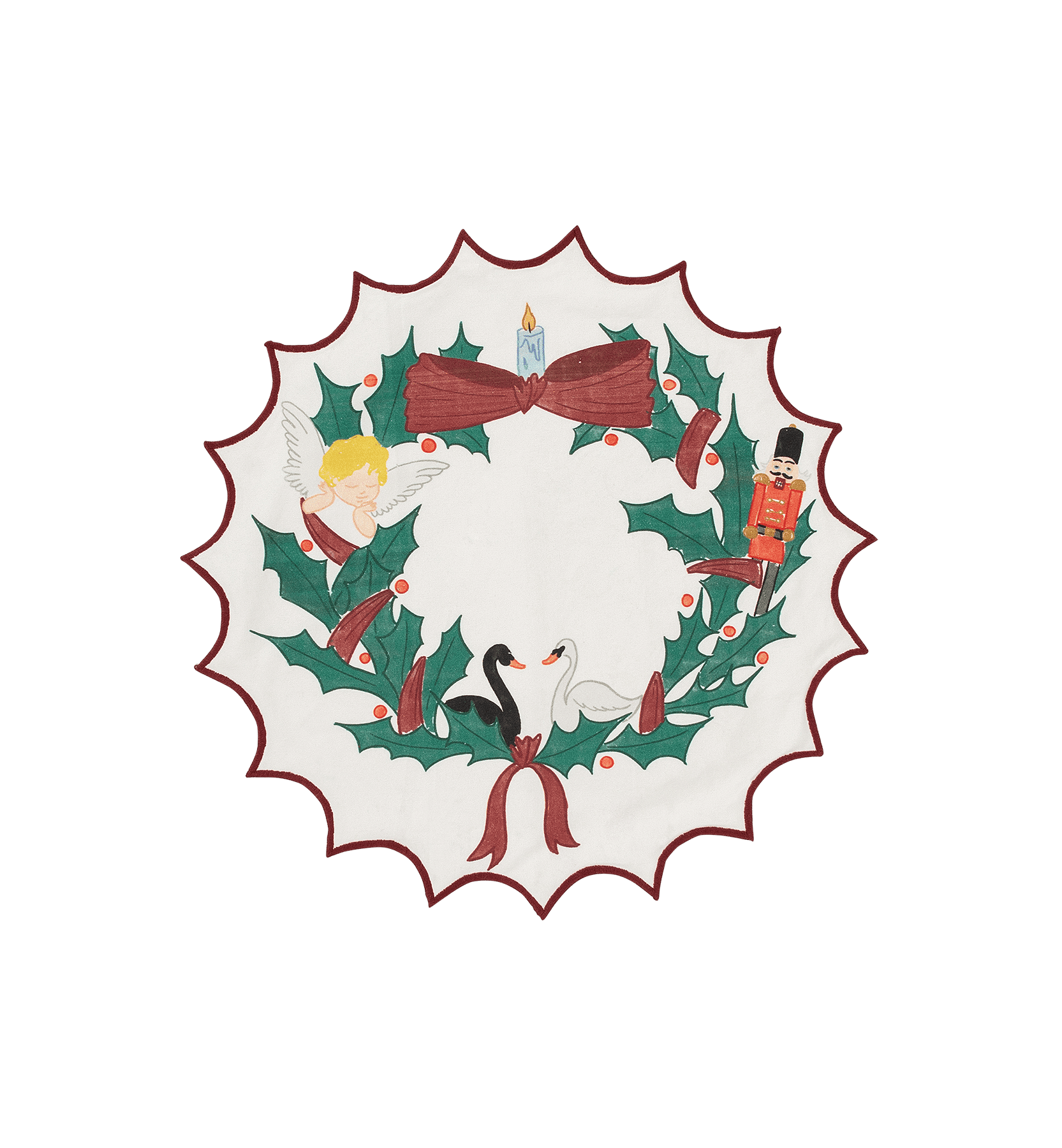Tischset Christmas Wreath