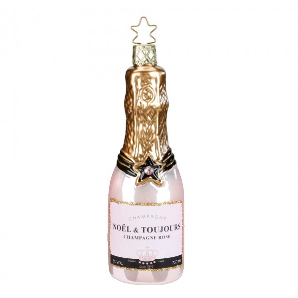 Inge‘s Christmas Decor Champagne Rose 12,5cm INGE'S CHRISTMAS