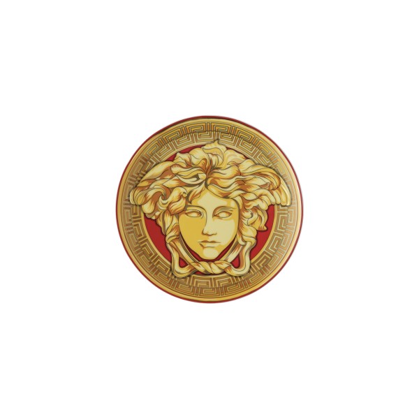 Versace Teller flach 17cm VERSACE MEDUSA AMPLIFIED GOLDEN COIN