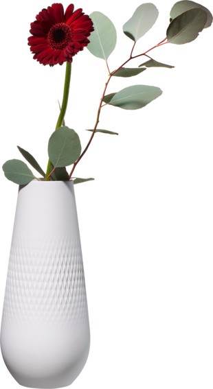 Villeroy & Boch Vase Carre hoch D11,5cm H26cm MANUFACTURE COLLIER BLANC