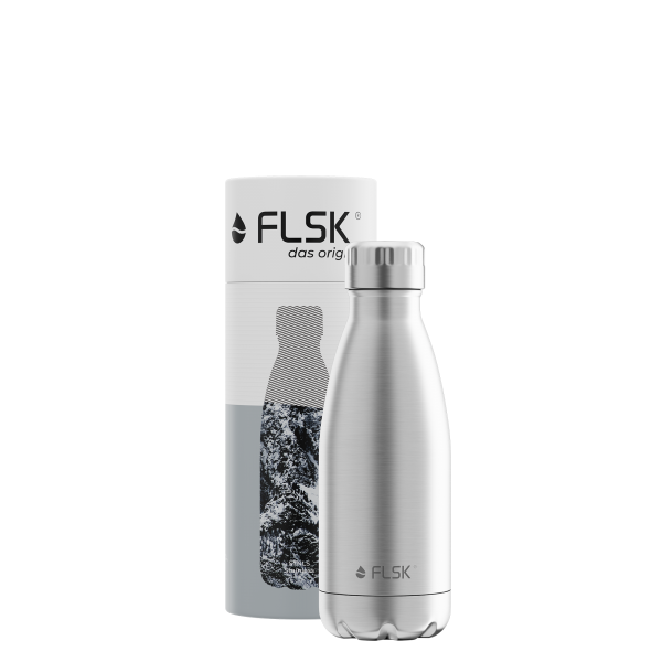 FLSK Isoflasche 0,35L Edelstahl CLASSIC MATT EDITION
